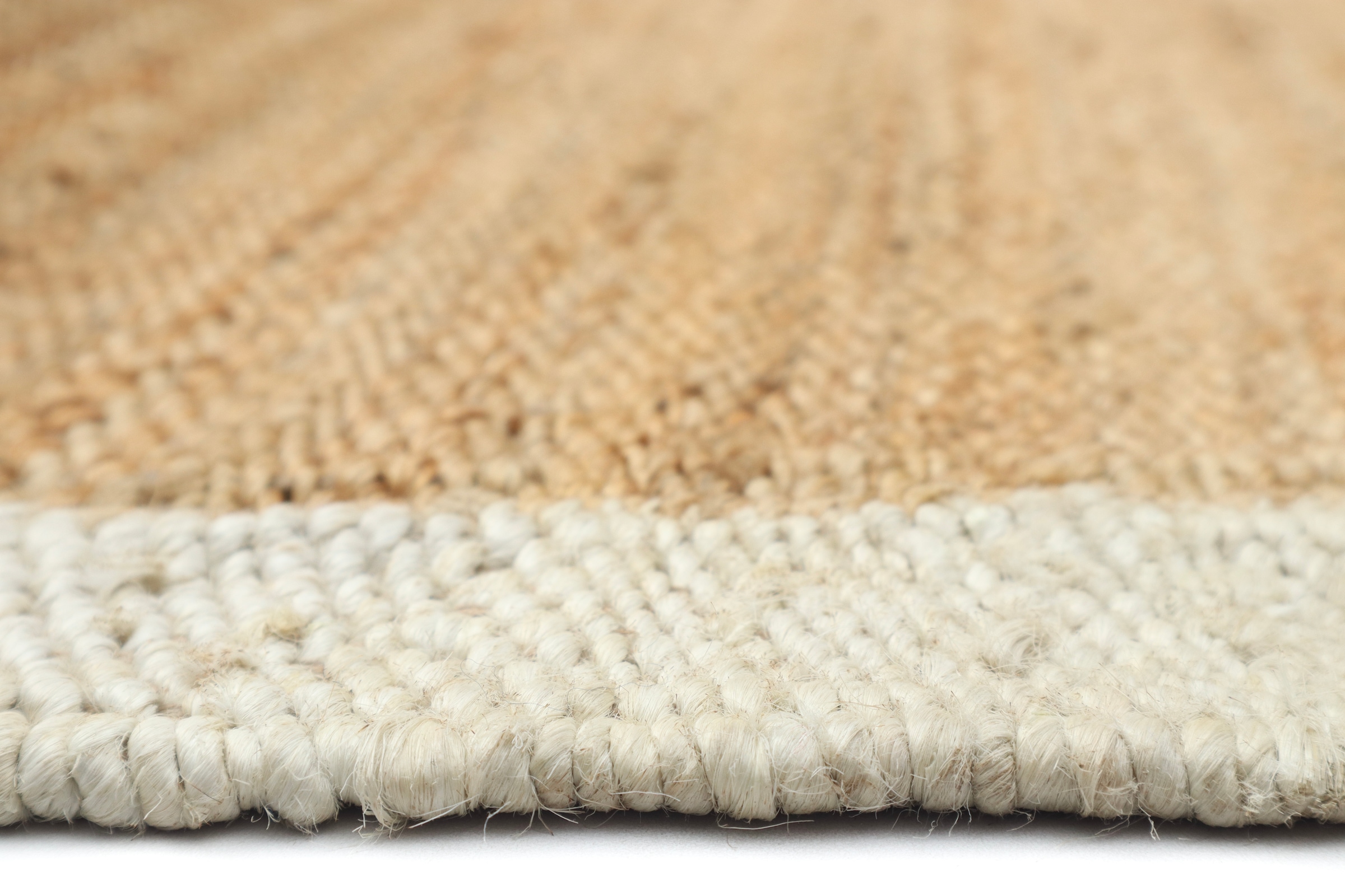 LeGer Home by Lena Gercke Teppich »Lenia, handgewebt, Jute« rechteckig 10 mm Höhe mit Fransen, Teppich, Wohnzimmer, Schlafzimmer, Esszimmer