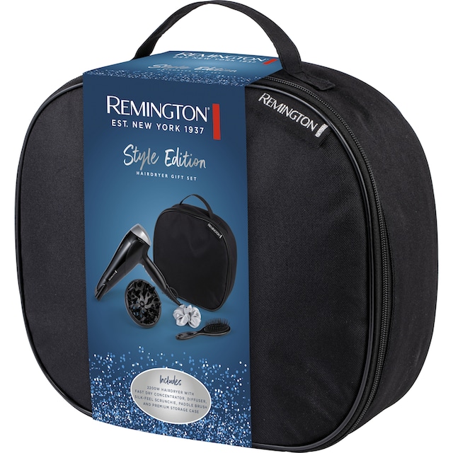 Remington Haartrockner »D3171GP Style Edition Giftset«, 2200 W, 2 Aufsätze  mit 3 Jahren XXL Garantie