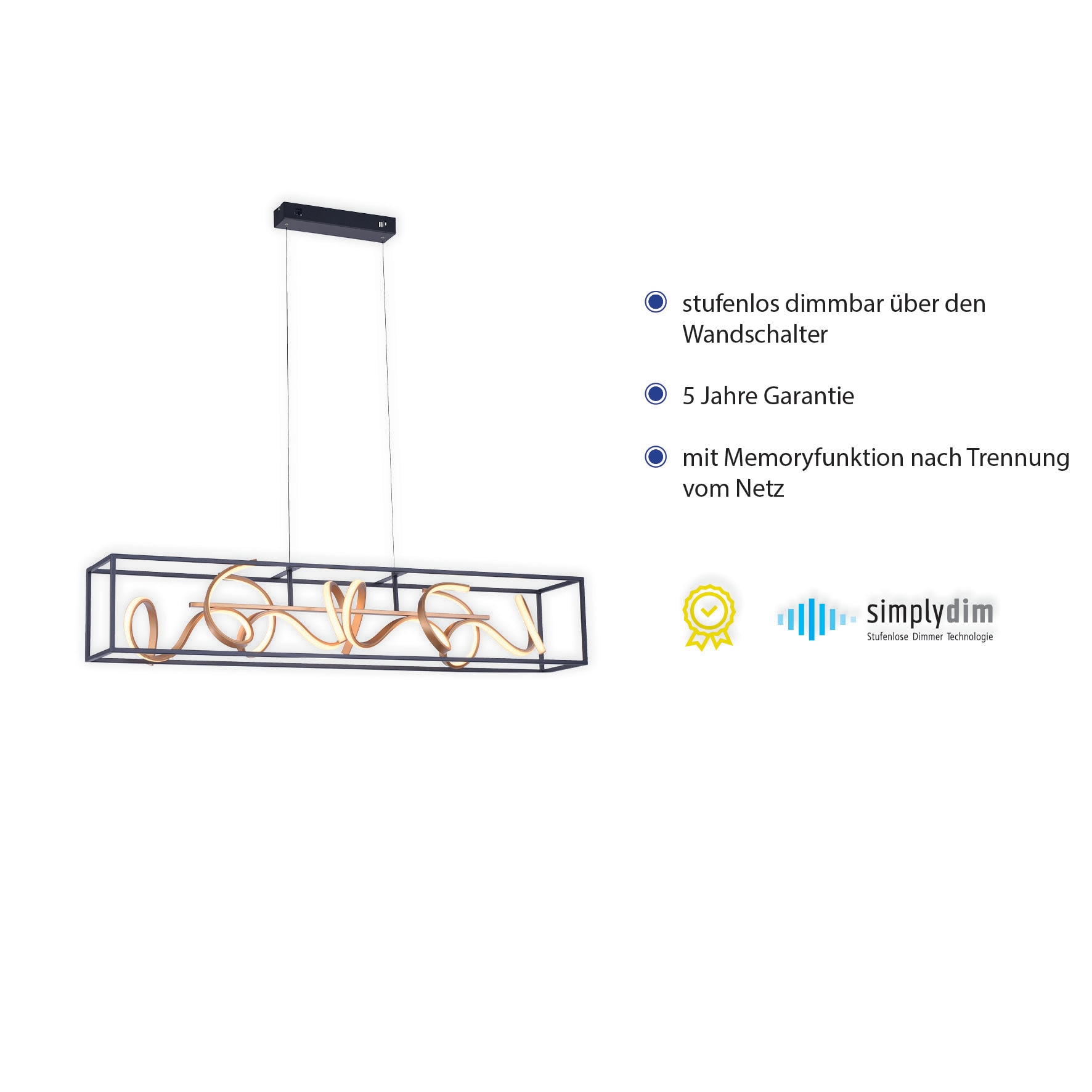 Paul Neuhaus LED Deckenleuchte »SELINA«, 4 flammig, Leuchtmittel LED-Board | LED fest integriert, LED