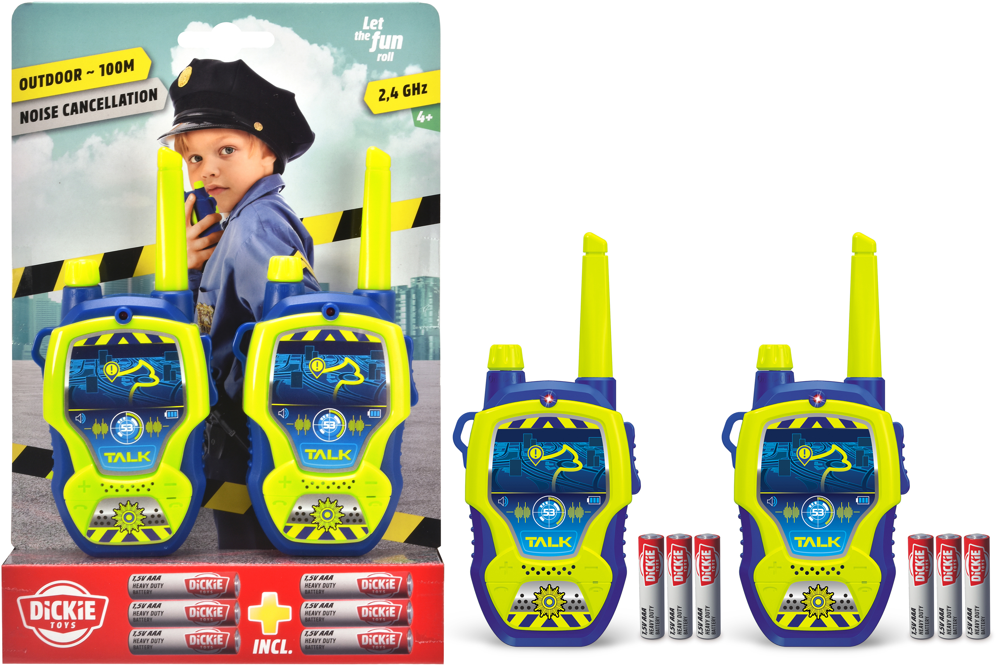 Walkie Talkie »Police«, (2 St.)