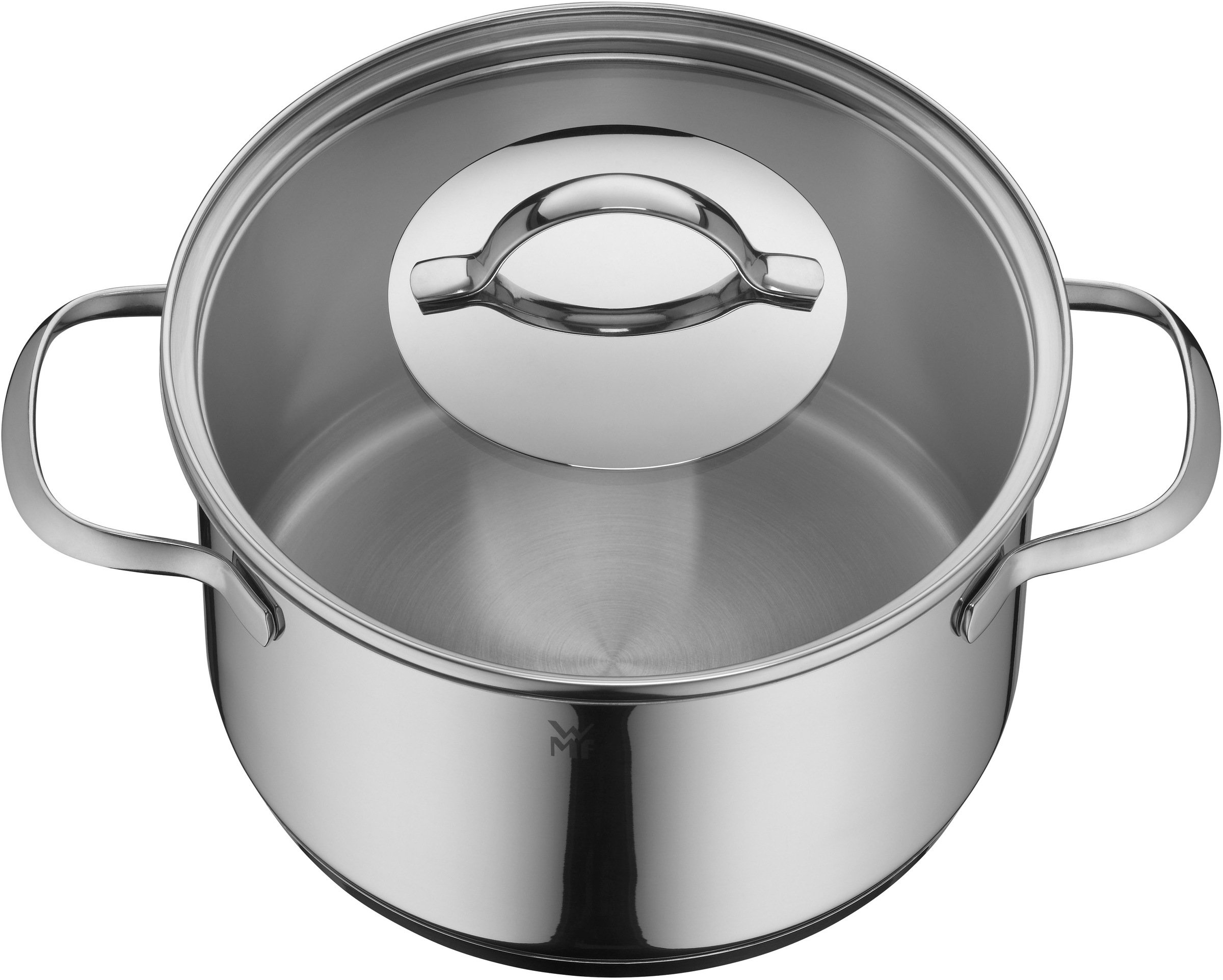 WMF Fleischtopf »Provence Plus«, Cromargan® Edelstahl Rostfrei 18/10, (2 tlg.), breiter Schüttrand, elegant, langlebig, spülmaschinengeeignet