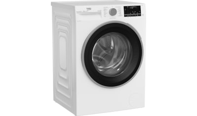 BEKO Waschmaschine, b300, B3WFU58415W1, 8 kg, 1400 U/min, SteamCure - 99%  allergenfrei mit 3 Jahren XXL Garantie
