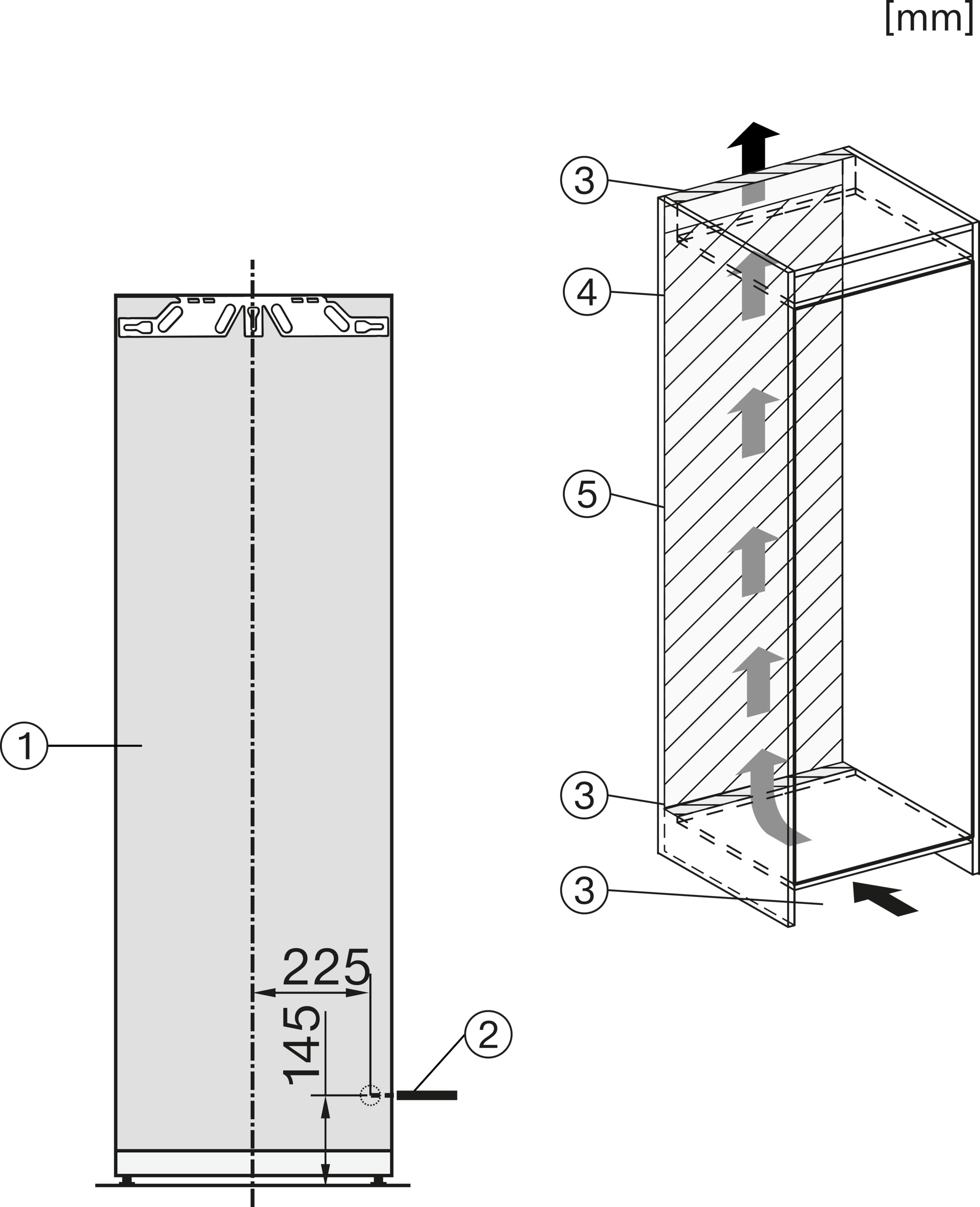 Miele Einbaugefrierschrank »FNS 7740 D 125 Gala Ed«, 177 cm hoch, 55,9 cm breit