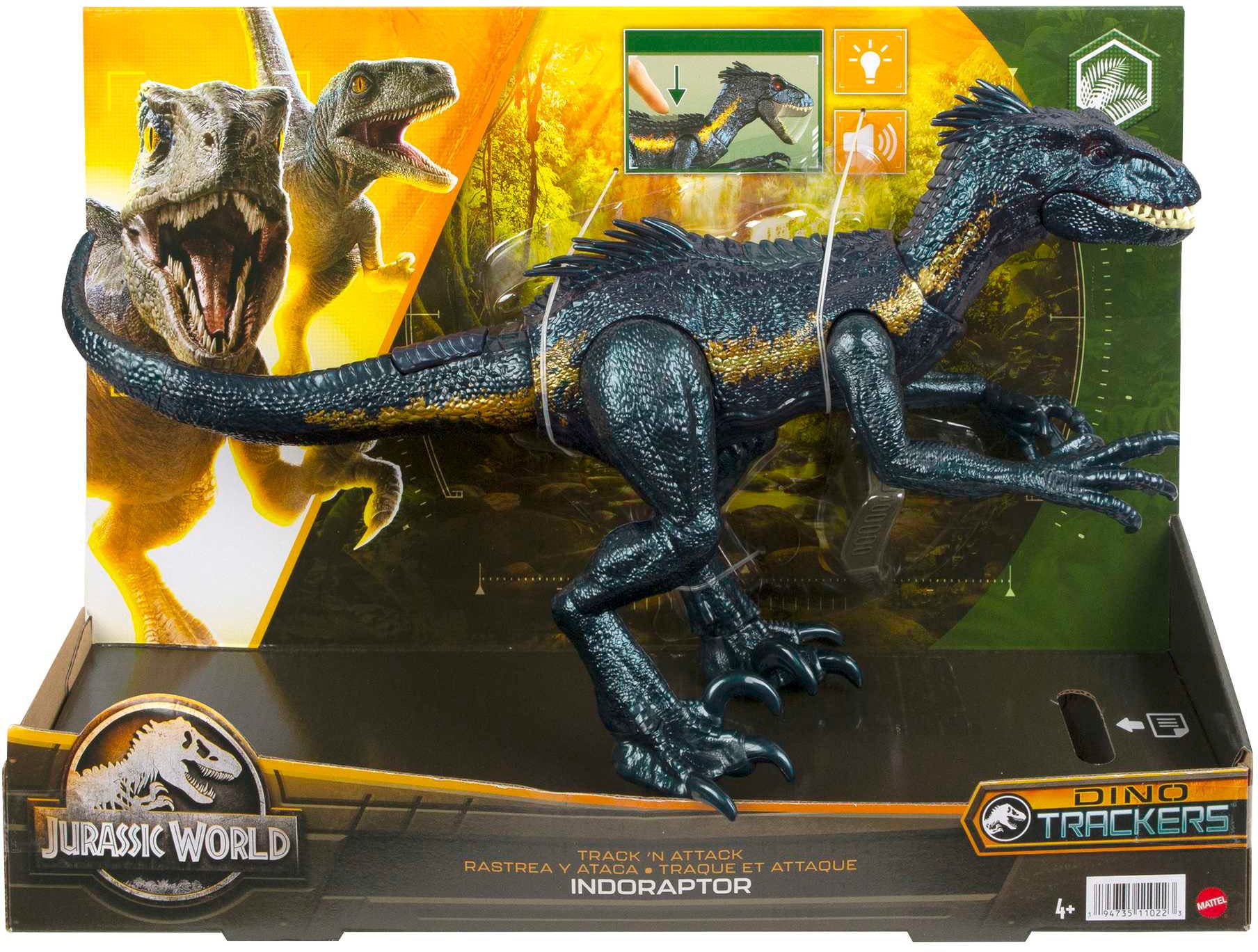 Mattel® Actionfigur »Jurassic World, Track 'N Attack Indoraptor Figur«, inkl. AR Track-Code