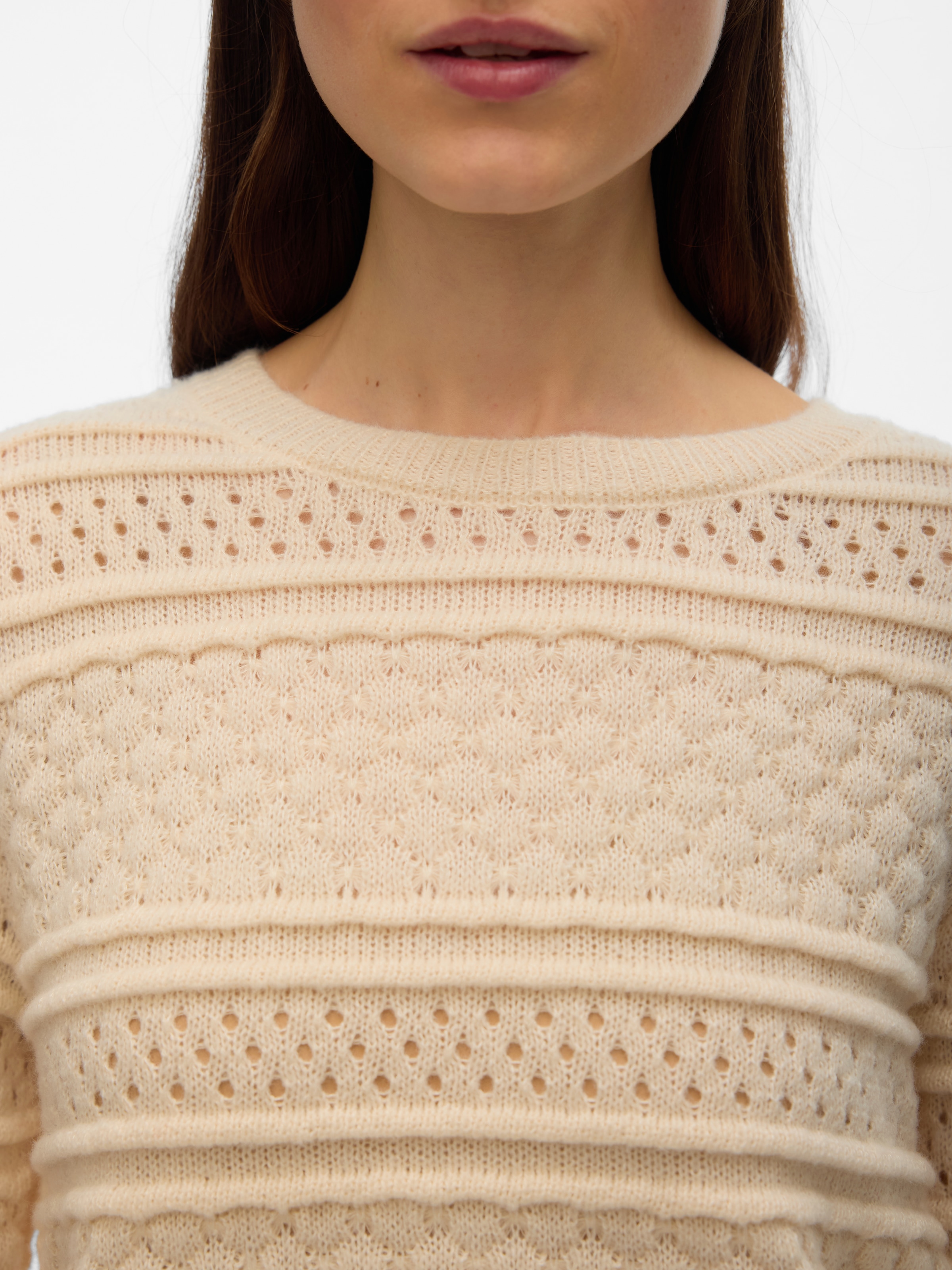 Vero Moda Strickpullover »VMLEO LS O-NECK PULLOVER BF«