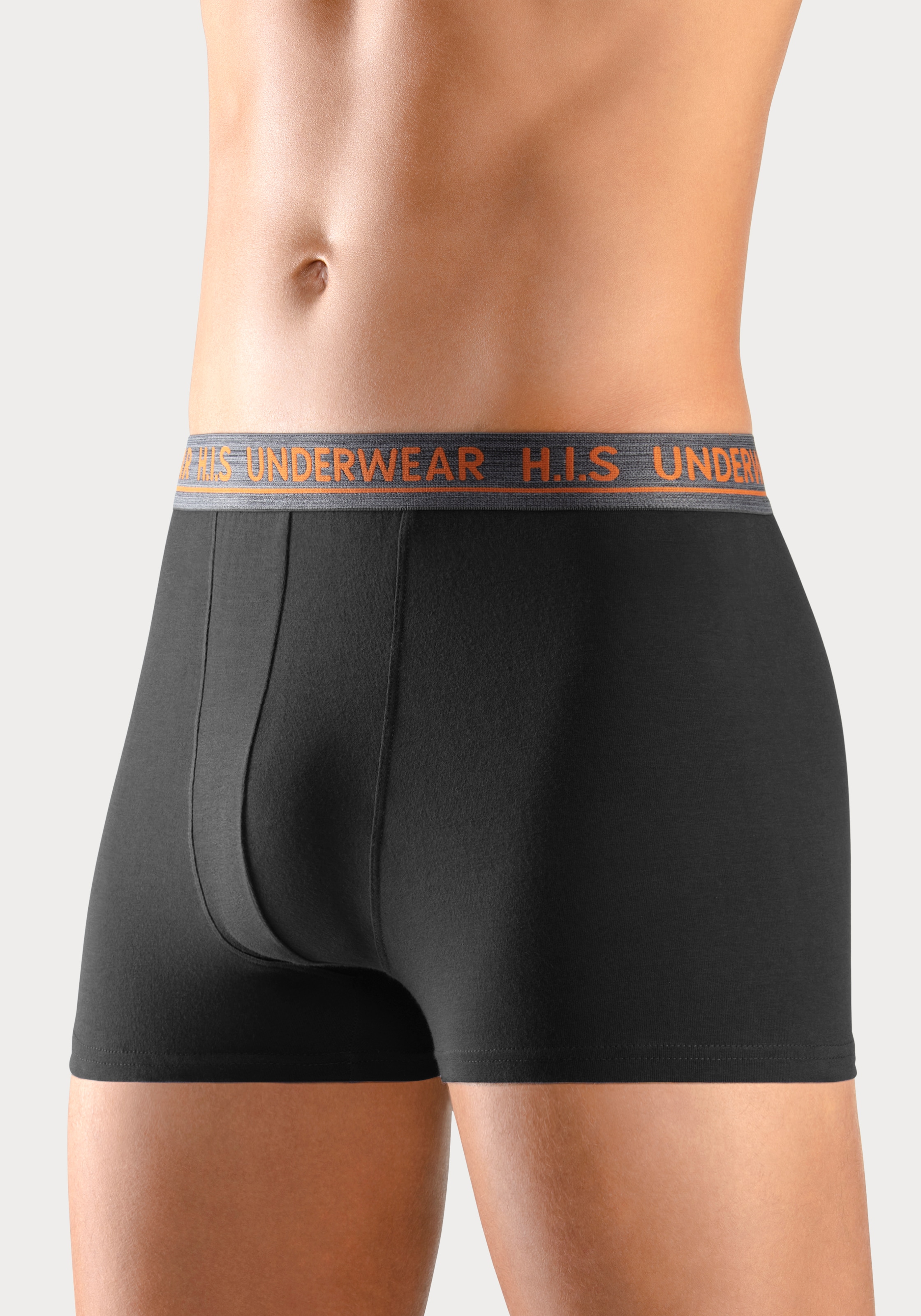 H.I.S Boxer, (Packung, 4 St.), mit bequemem Stretchbündchen