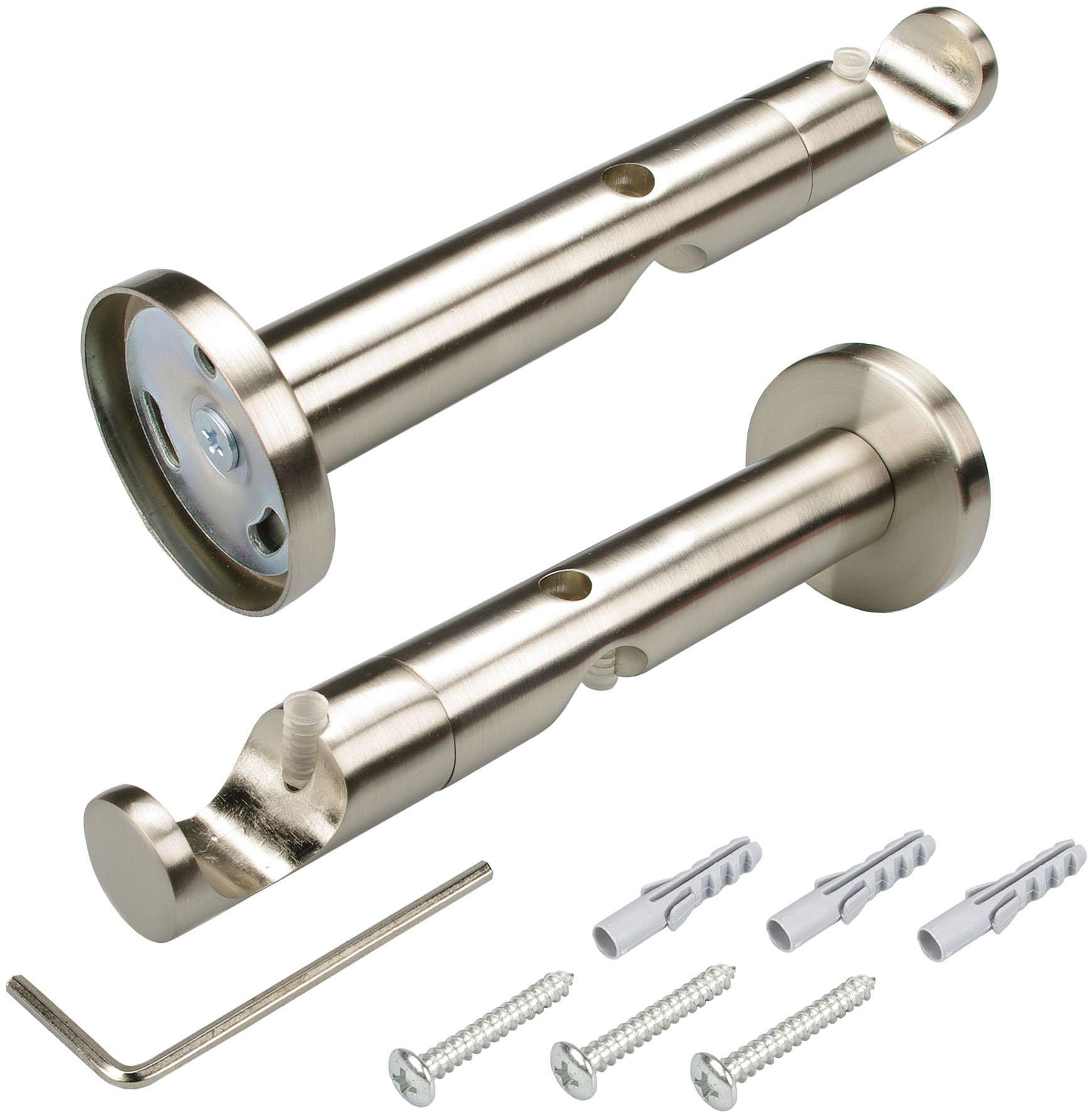 Liedeco Gardinenstange »CELKEGEL01SG2L«, 2 läufig-läufig, Fixmaß, 2-läufig im Fixmaß Ø 25 mm