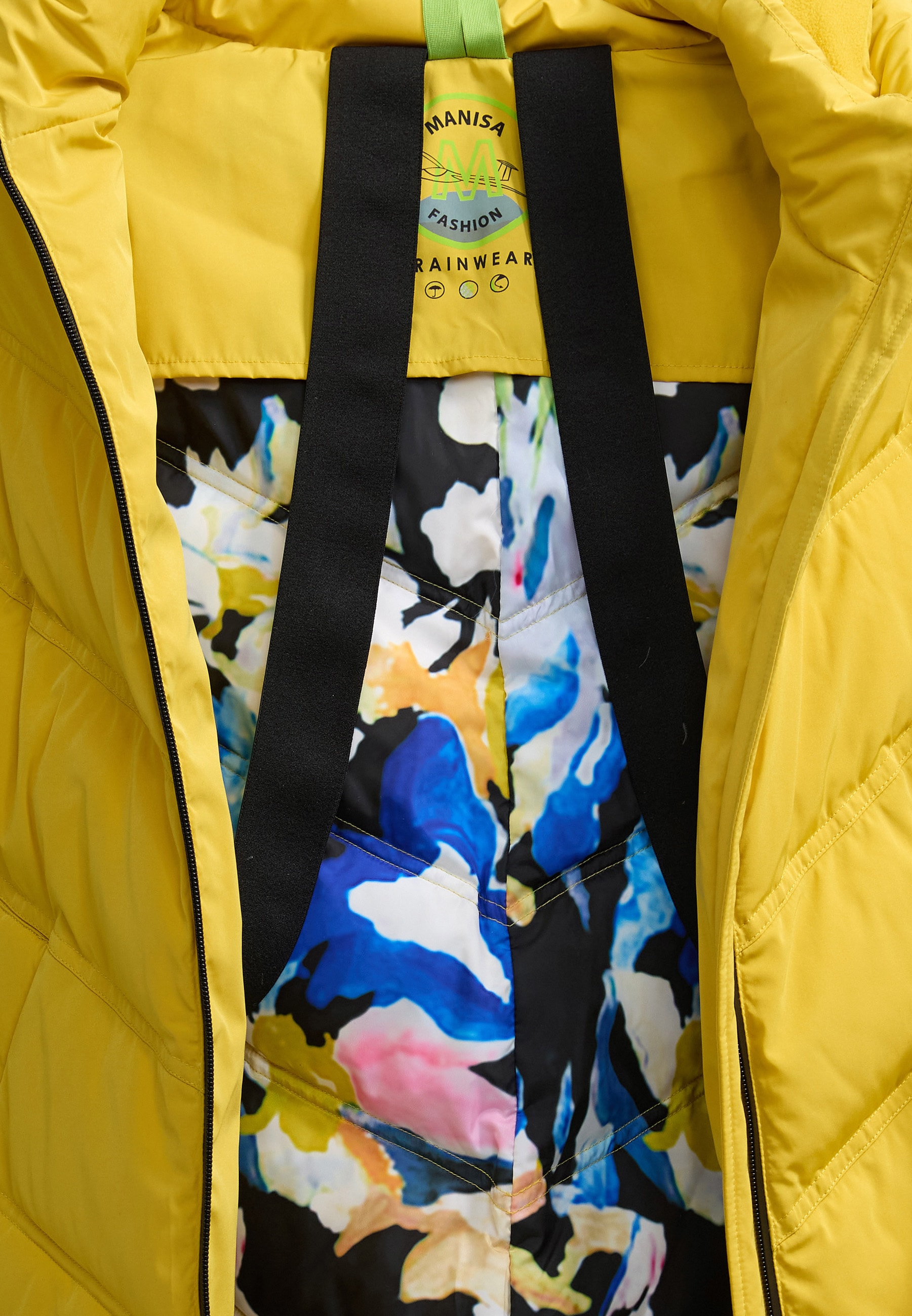 MANISA Steppmantel mit Reißverschluss an Seite