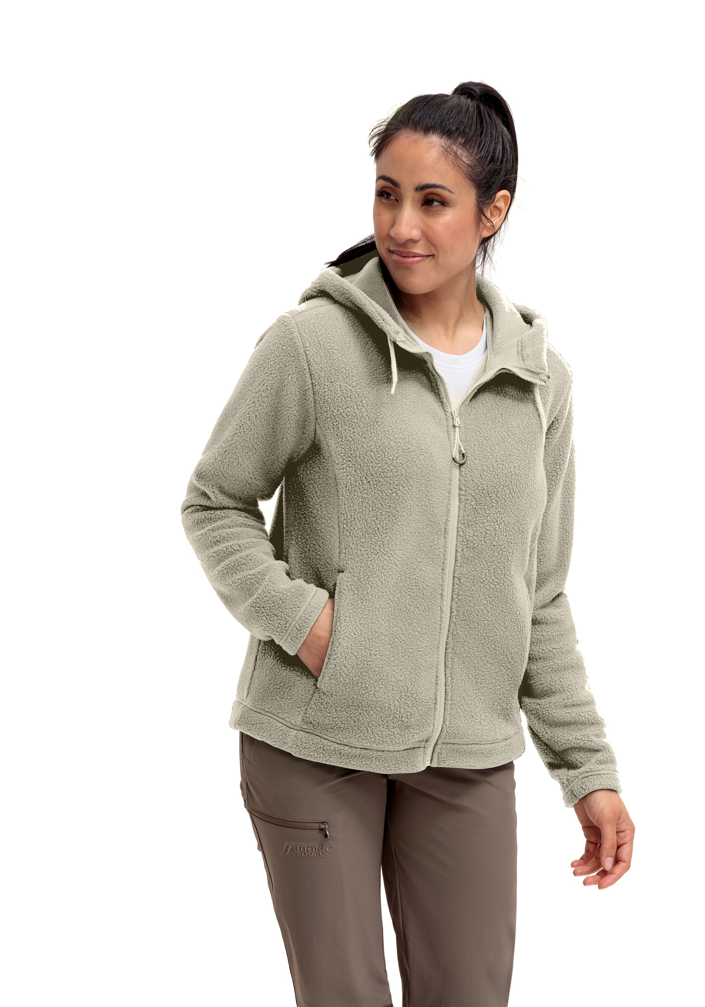 Maier Sports Fleecejacke »Racka W«, Damen Fleece, funktioneller Midlayer, Full-Zip