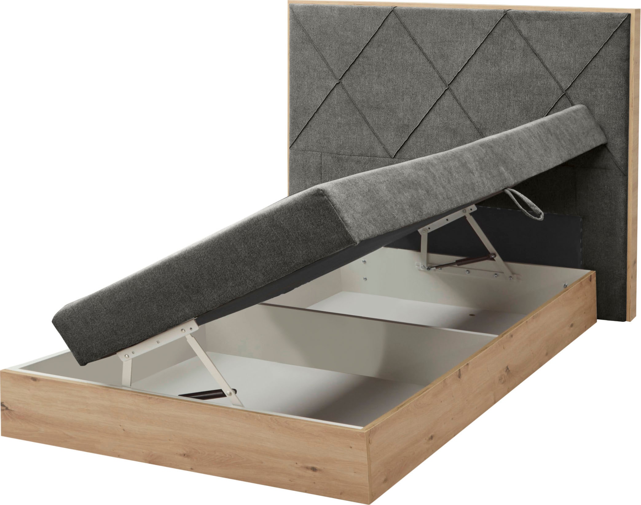 ED EXCITING DESIGN Boxspringbett »Bellevue«, inkl. Bettkasten, wahlweise mit Matratze und Topper