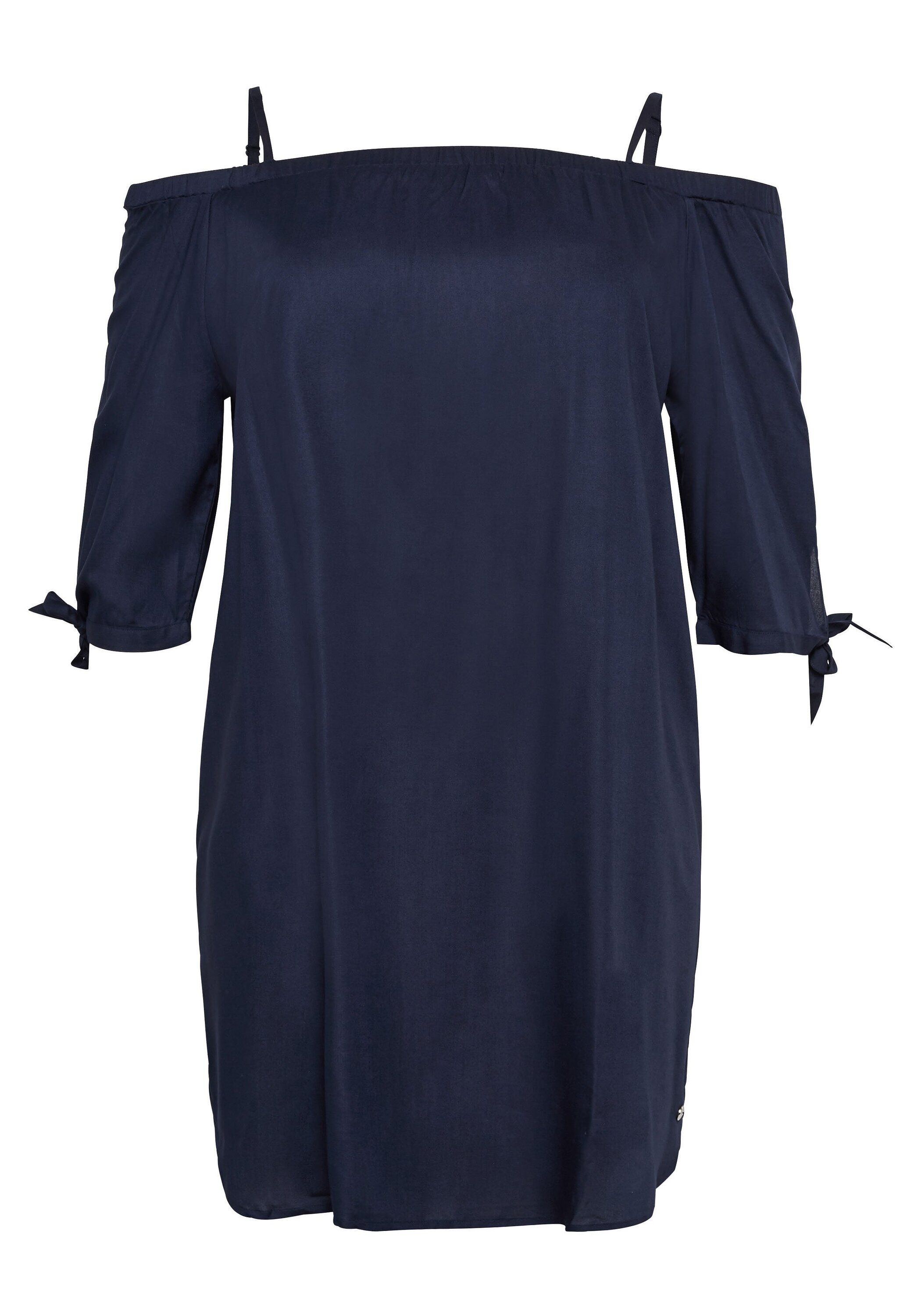 Sheego Strandkleid »Strandkleid im Carmen-Look mit schmalen Trägern«