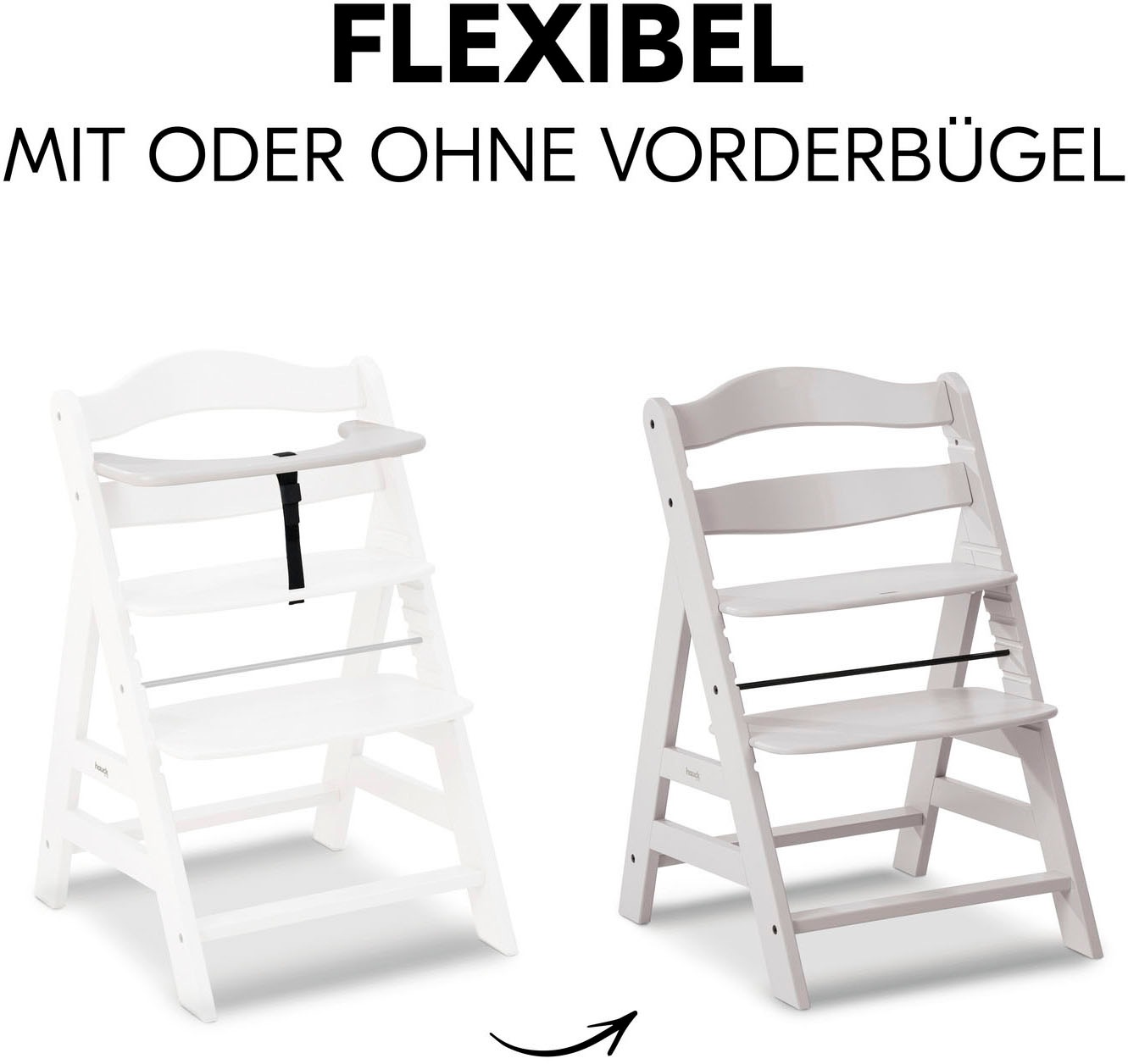 Hauck Hochstuhl »Alpha+, Creme«, FSC® - schützt Wald - weltweit