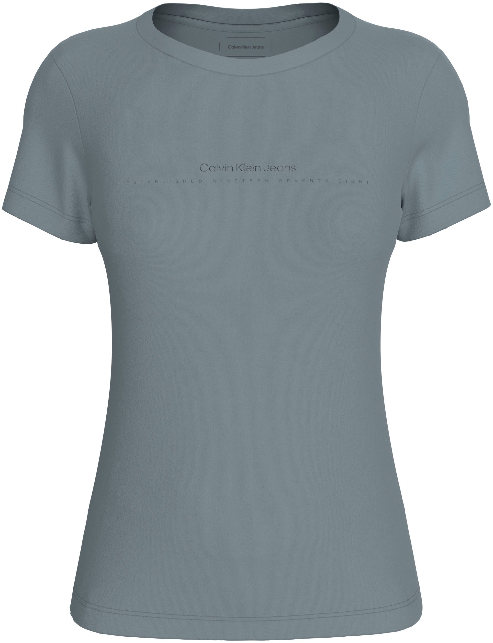 Calvin Klein Jeans Rundhalsshirt »INSTITUTIONAL GRAPHIC SLIM TEE«, mit Logodruck