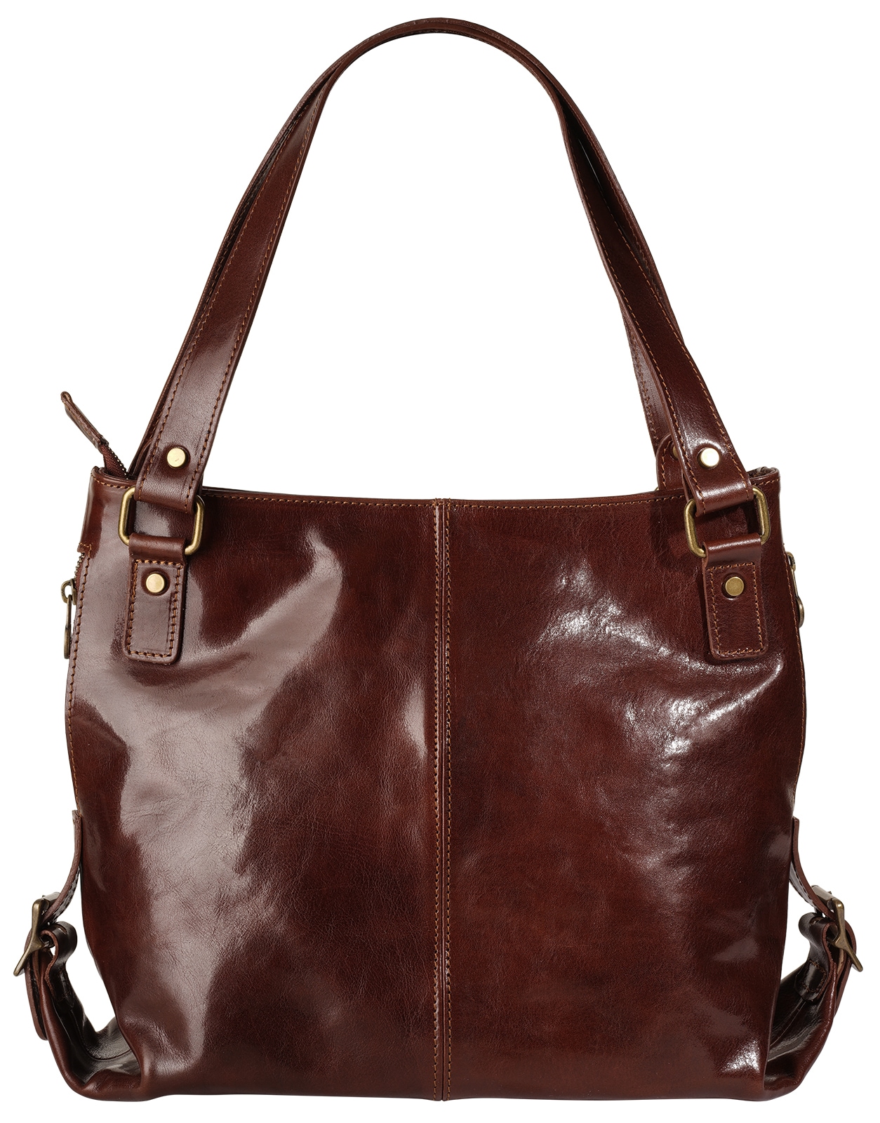 Piké Shopper echt Leder, Made in Italy