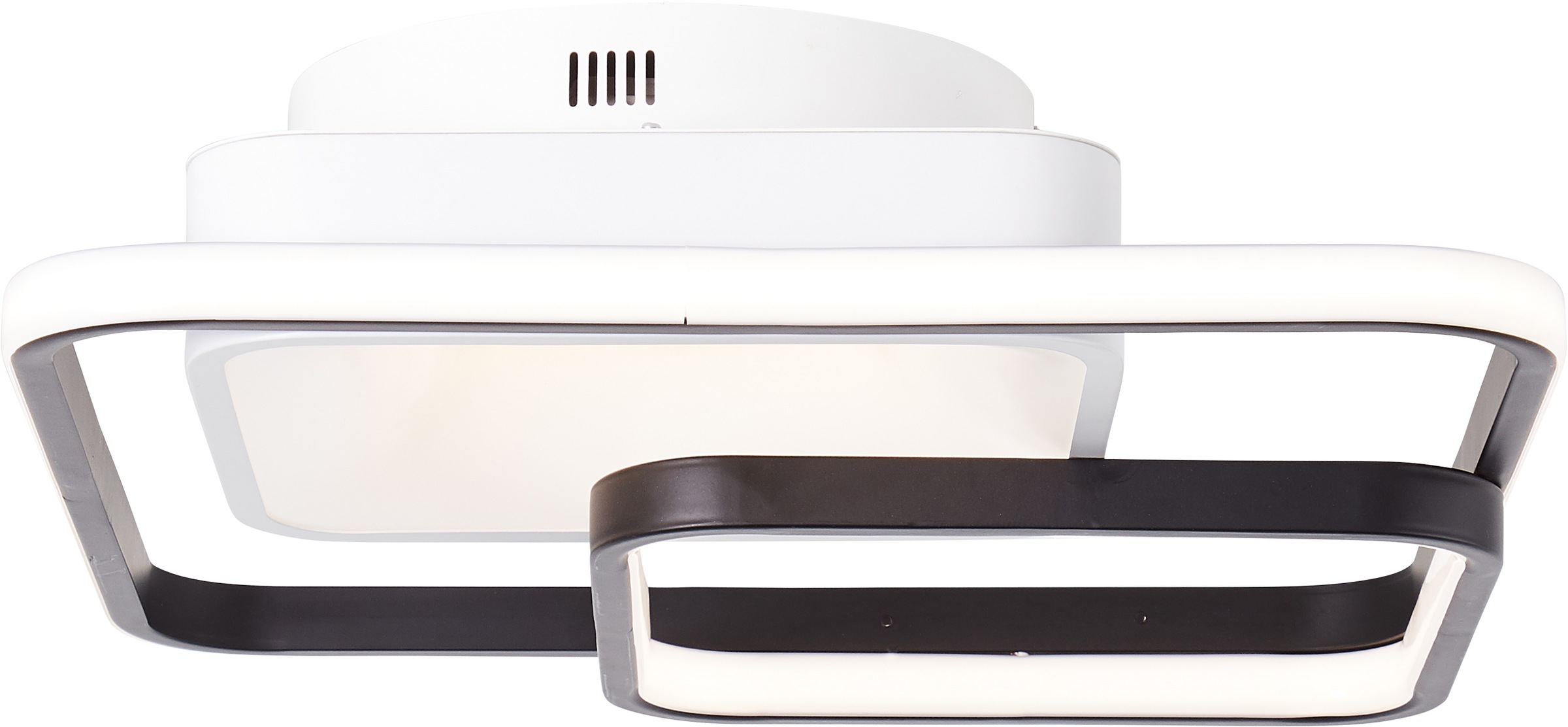 Brilliant LED Deckenleuchte »Cava« LED-Modul 1 Stk. 40 x 40 cm, dimmbar, CCT, 5000 lm, Fernbedienung, Metall, weiß/schwarz