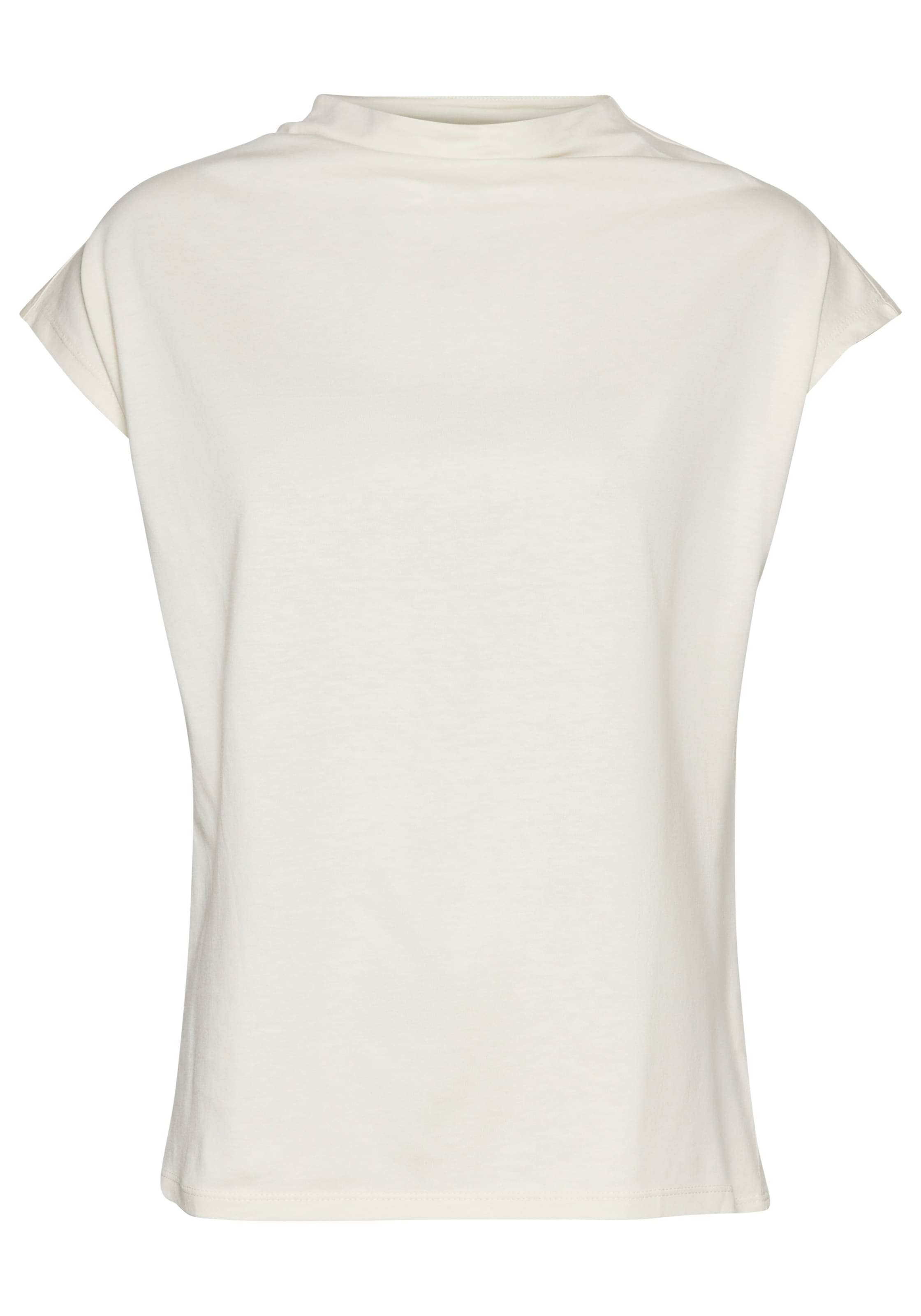 HECHTER PARIS T-Shirt, ärmellos, figurumspielende Passform, mit Wasserfallkragen