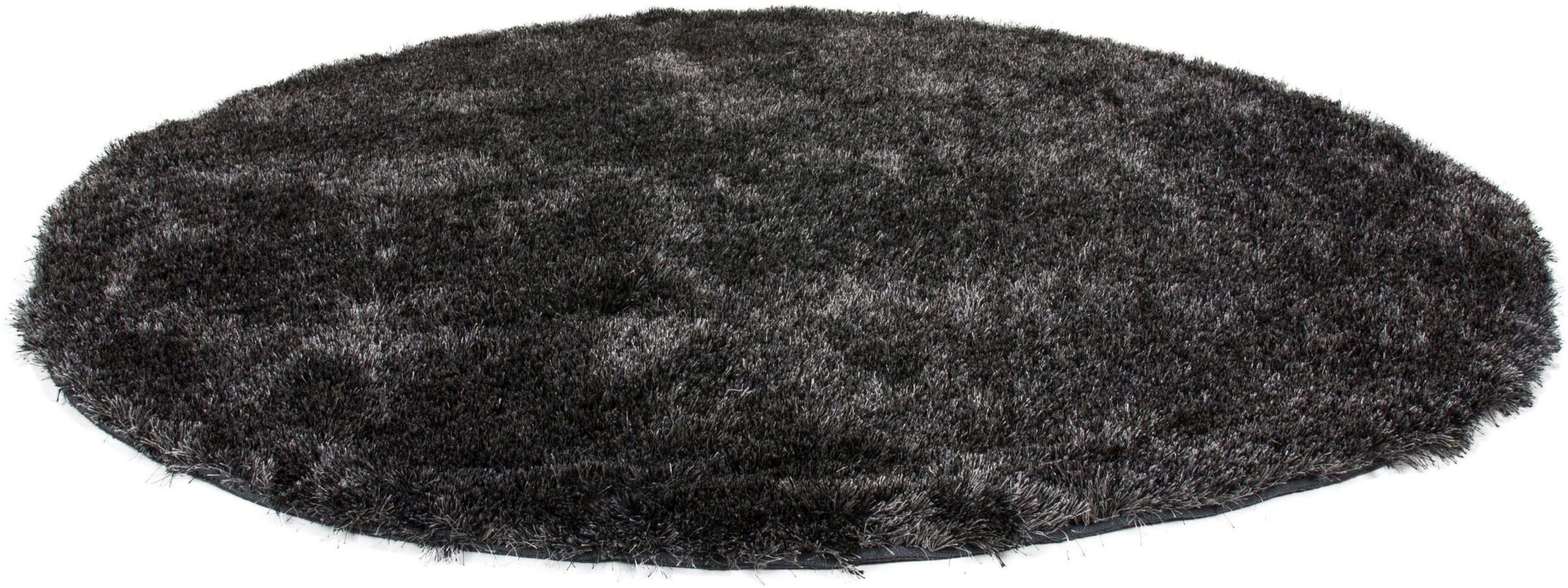 Bruno Banani Hochflor-Teppich »Alga«, rund, 40 mm Höhe, Uni-Farben, besonders weich und kuschelig