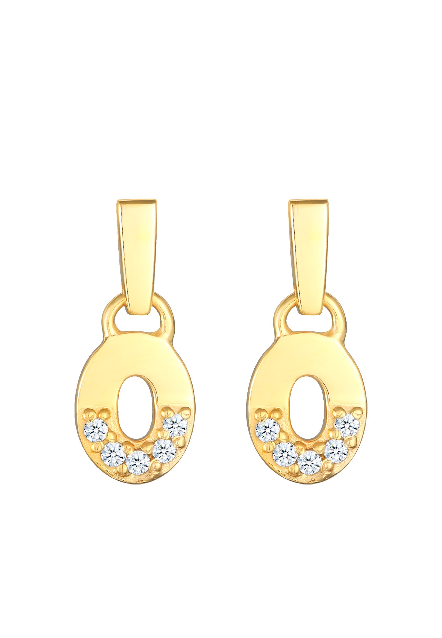 Elli DIAMONDS Paar Ohrstecker »Ohrringe Diamant Ohrhänger 925 Silber«