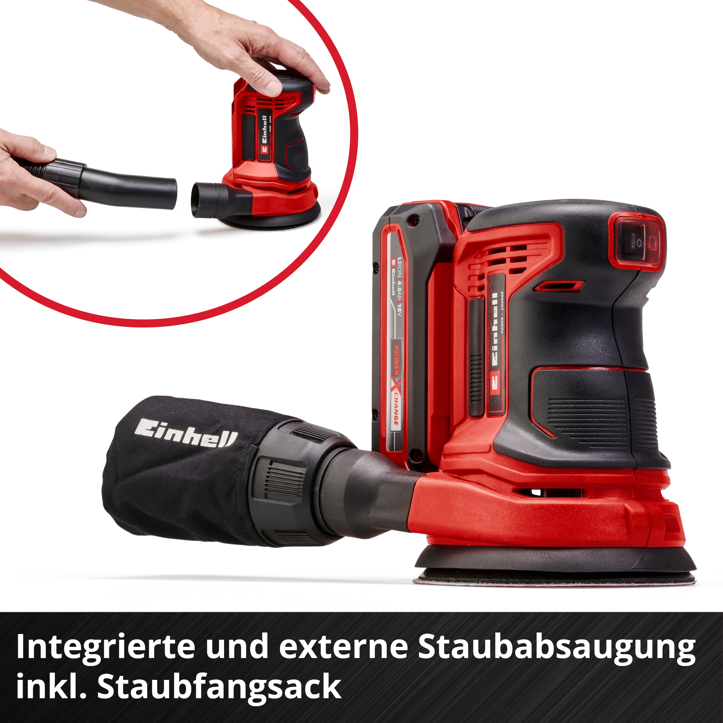 Einhell Exzenterschleifer »TE-RS 18 Li - Solo« Power X-Change, ohne Akku und Ladegerät