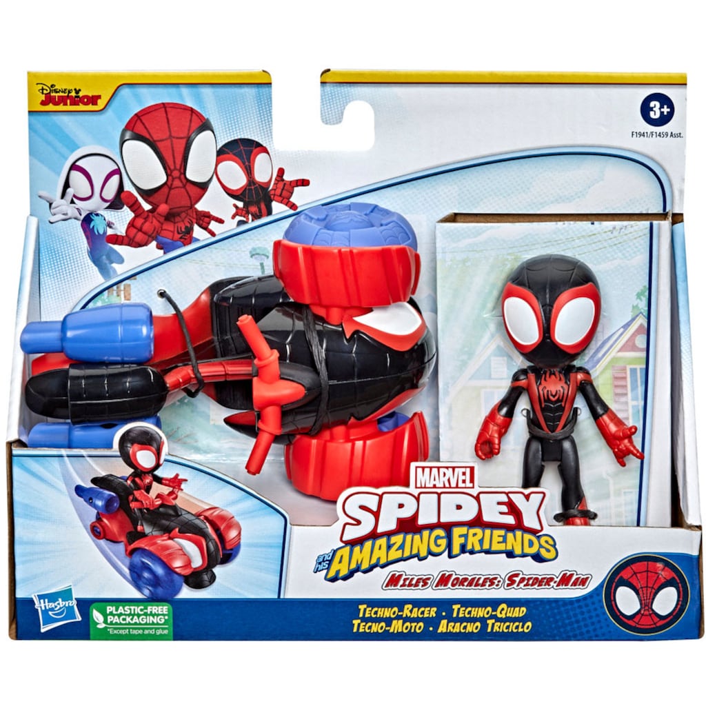 Hasbro Actionfigur »Marvel Spidey and His Amazing Friends, Miles Morales Techno-Racer«