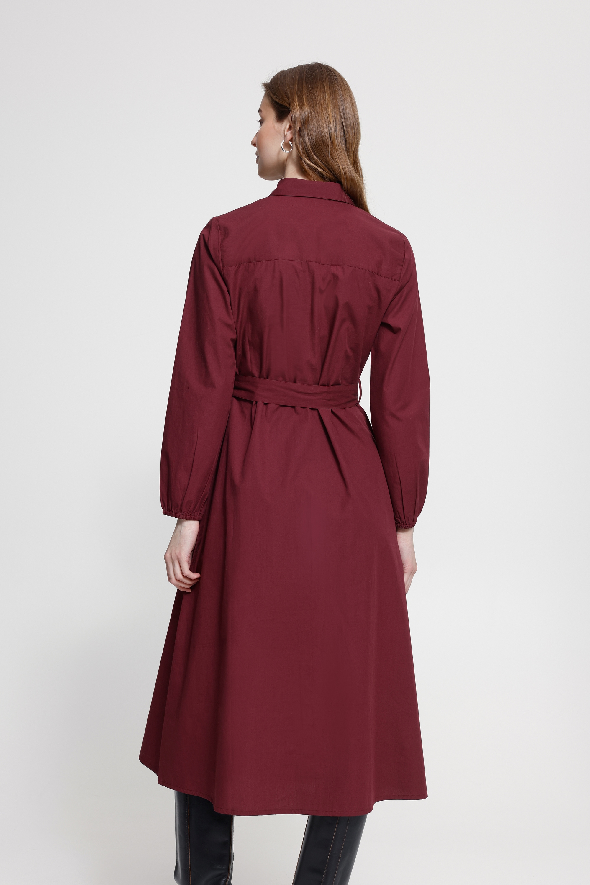 Ichi Midikleid »Damen Kleid IHFANTY«