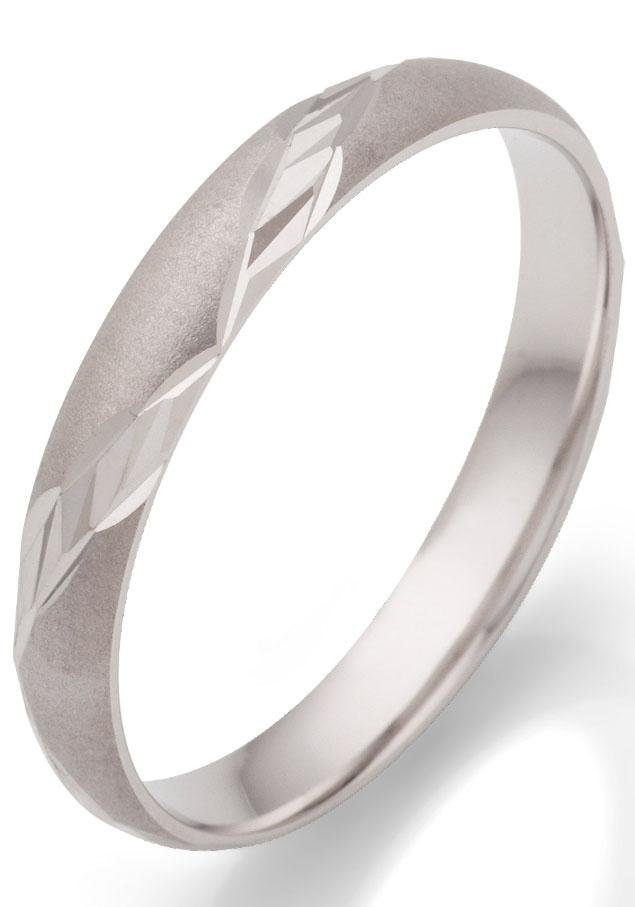 Firetti Trauring »Schmuck Geschenk Hochzeit Ehering "LIEBE"«, wahlweise mit oder ohne Zirkonia (synth.)