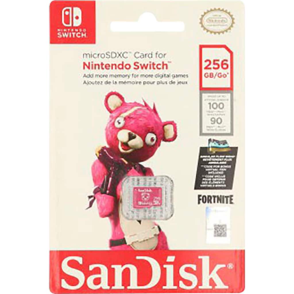 Sandisk Speicherkarte »microSDXC™-Karte für Nintendo Switch™ Fortnite Edition«, (100 MB/s Lesegeschwindigkeit)