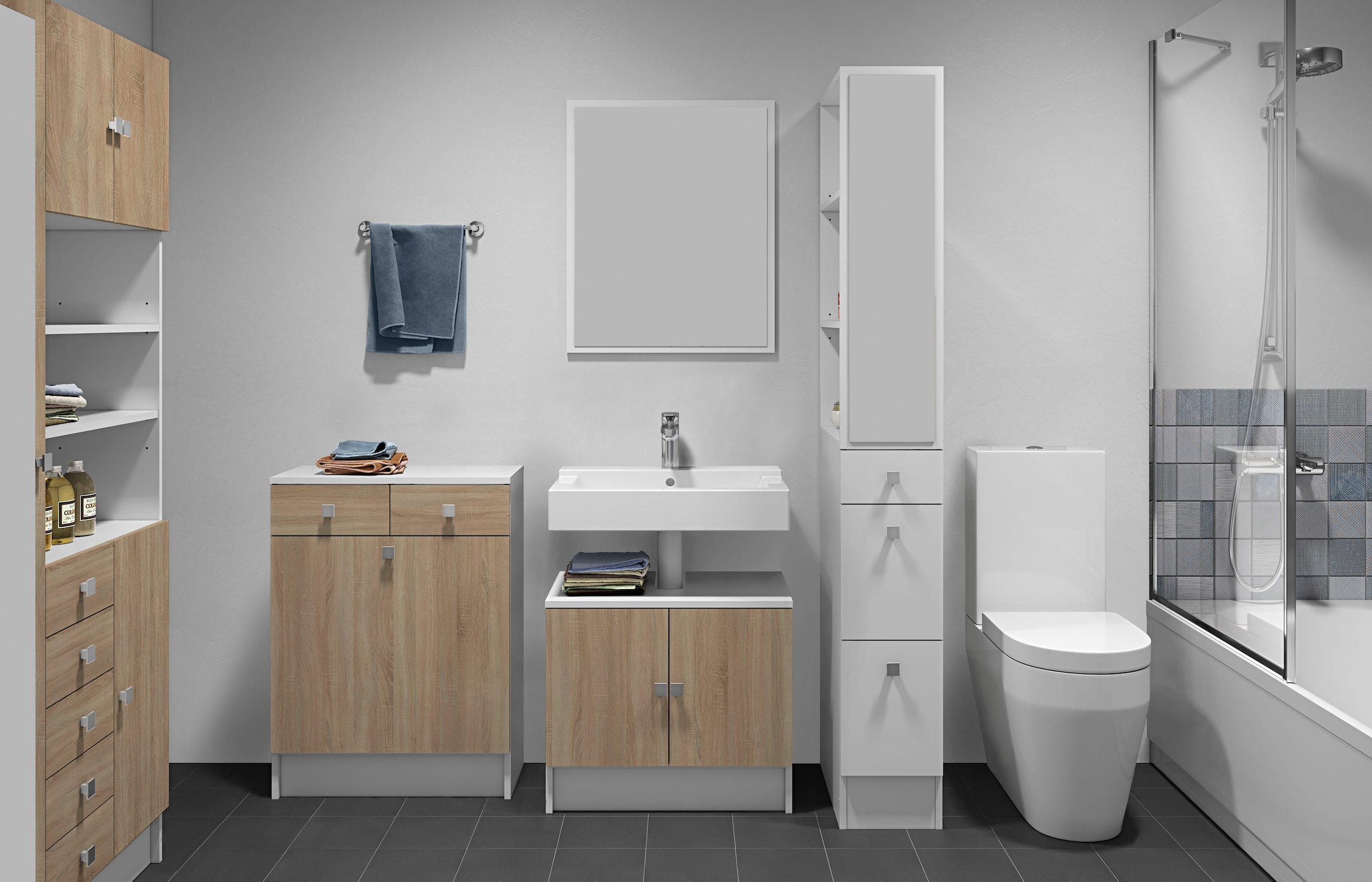 TemaHome Wäscheschrank »Combi Wäscheschrank«