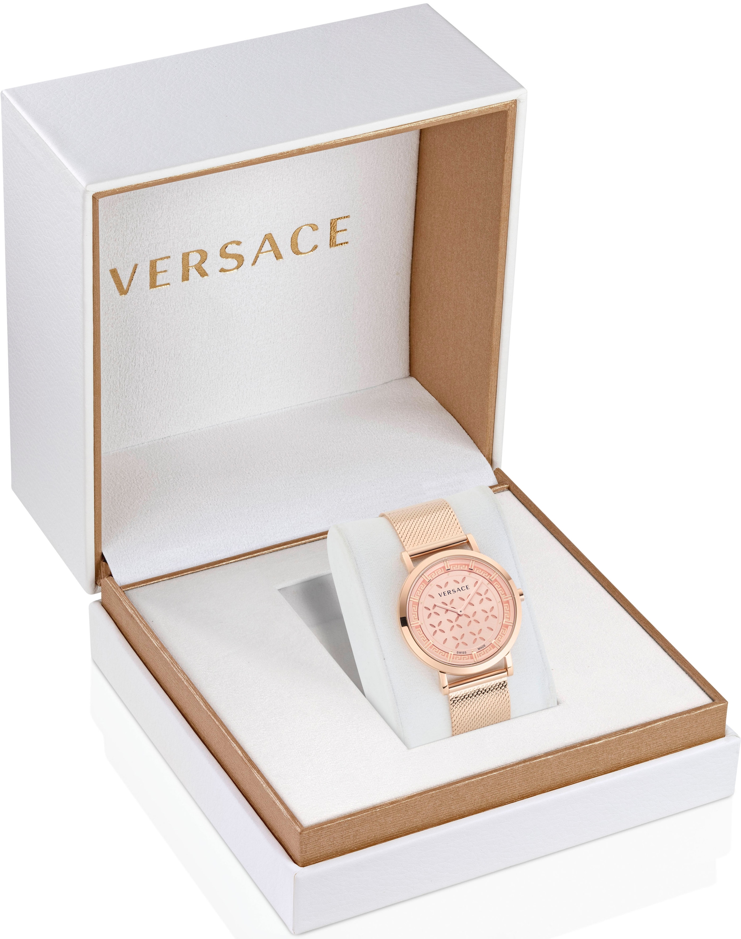 Versace Quarzuhr »NEW GENERATION, VE3M01323«, Armbanduhr, Damenuhr, Saphirglas, Swiss Made, analog