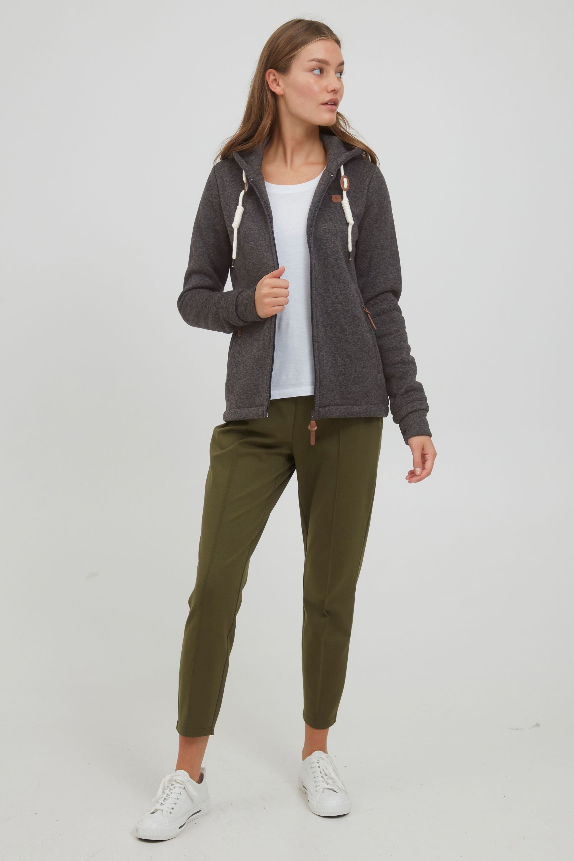 OXMO Strickfleecejacke »Strickfleecejacke OXThory«