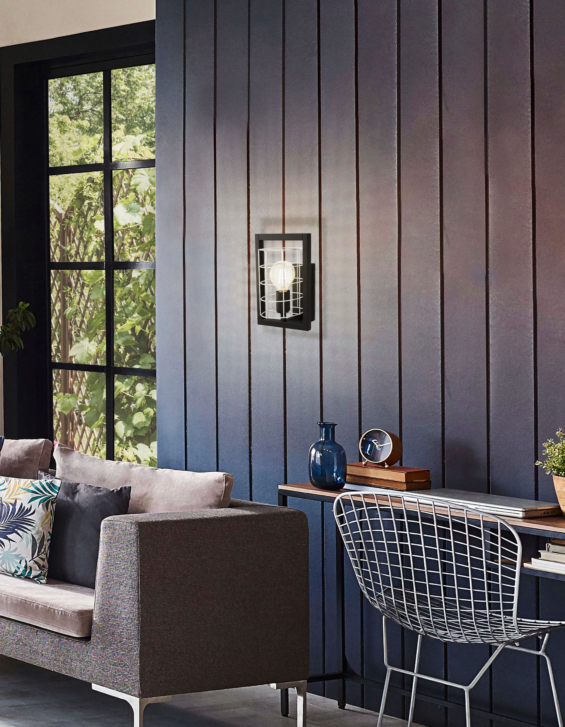 EGLO Deckenleuchte »JUBILY« E27 1 Stk. Deckenleuchte in schwarz aus Stahl  -  exkl. E27 - 40W