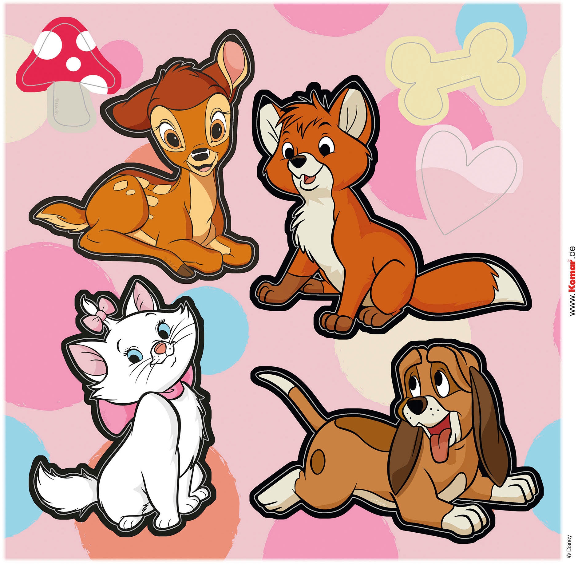 Komar Wandtattoo »Playful Kindergarten - Größe 50 x 70 cm«, (16 St.), selbstklebend, Wandsticker, Kinderzimmer