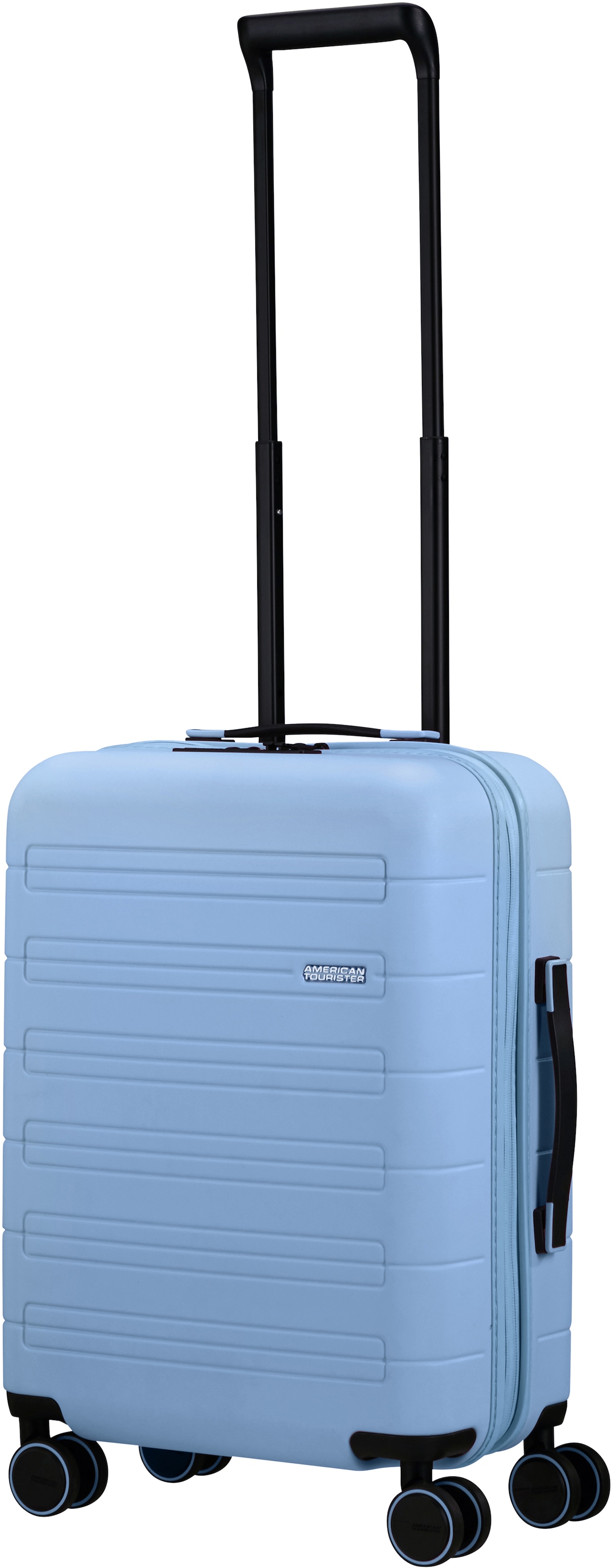 American Tourister® Hartschalen-Trolley »NOVASTREAM, 55 cm«, 4 Rollen, Handgepäck Trolley TSA-Zahlenschloss Volumenerweiterung USB-Schleuse