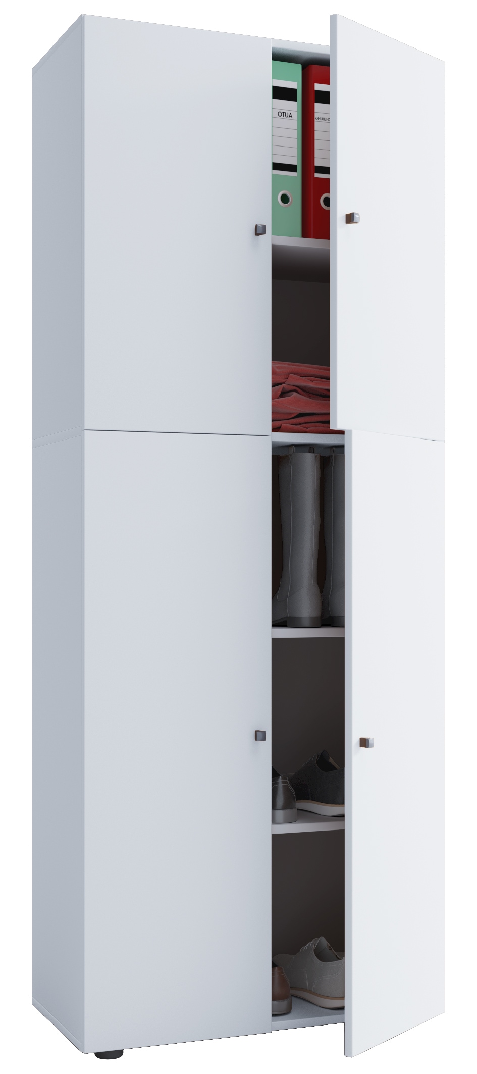VCM Kleiderschrank "Kleiderschrank Jugendschrank Lona Drehtüren" 1 Stk. tlg.