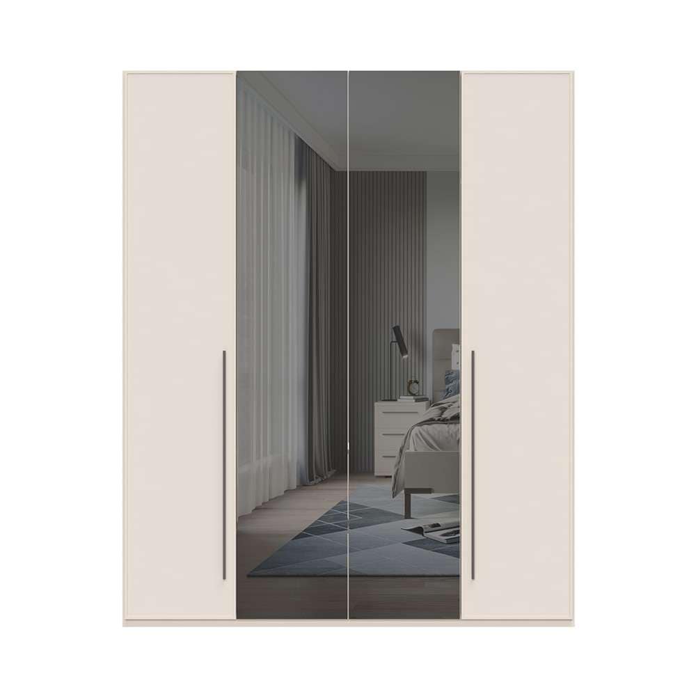 Places of Style Drehtürenschrank »Opera mit oder ohne Kranz inkl. LED-Beleuchtung, B: 92,137 oder 182 cm«, UV lackiert, Soft Close Funktion, Höhenverstellbare Füße