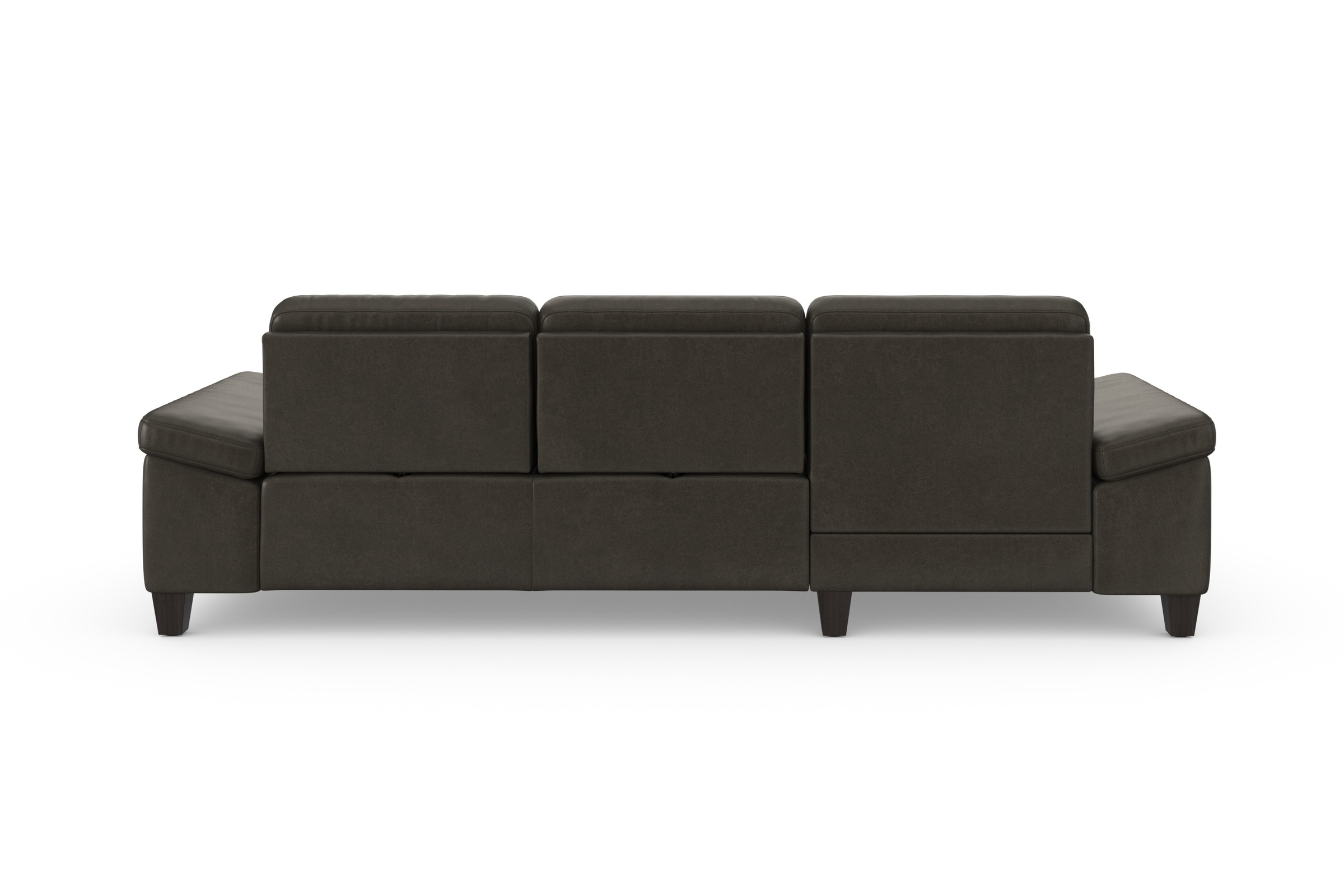 sit&more Ecksofa »Westham L-Form«, Recamiere, mit oder ohne Bettfunktion, Bettkasten, Füße wengefarben