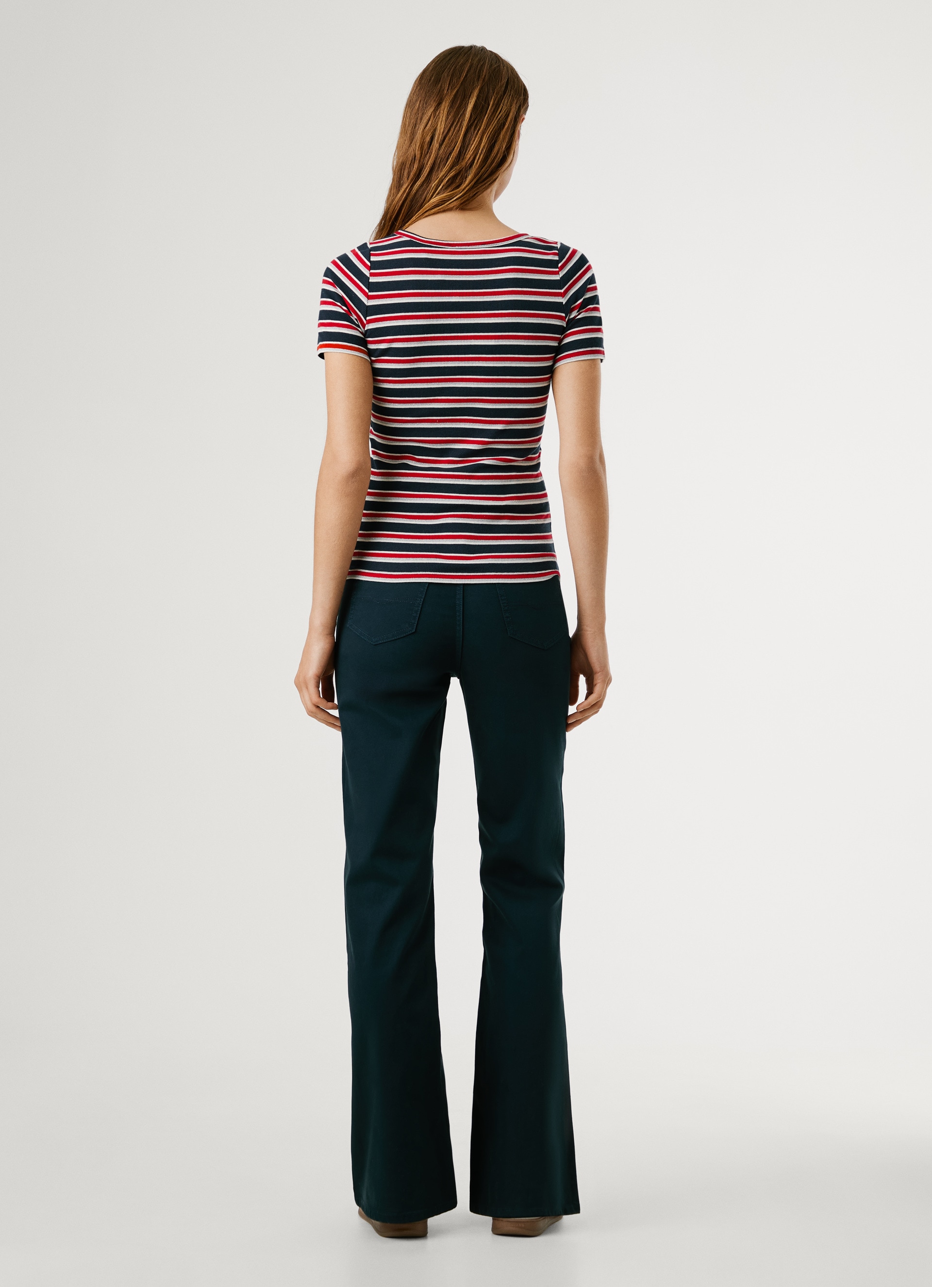 Pepe Jeans Kurzarmshirt »BAMBU«, Slim Fit mit Rundhals