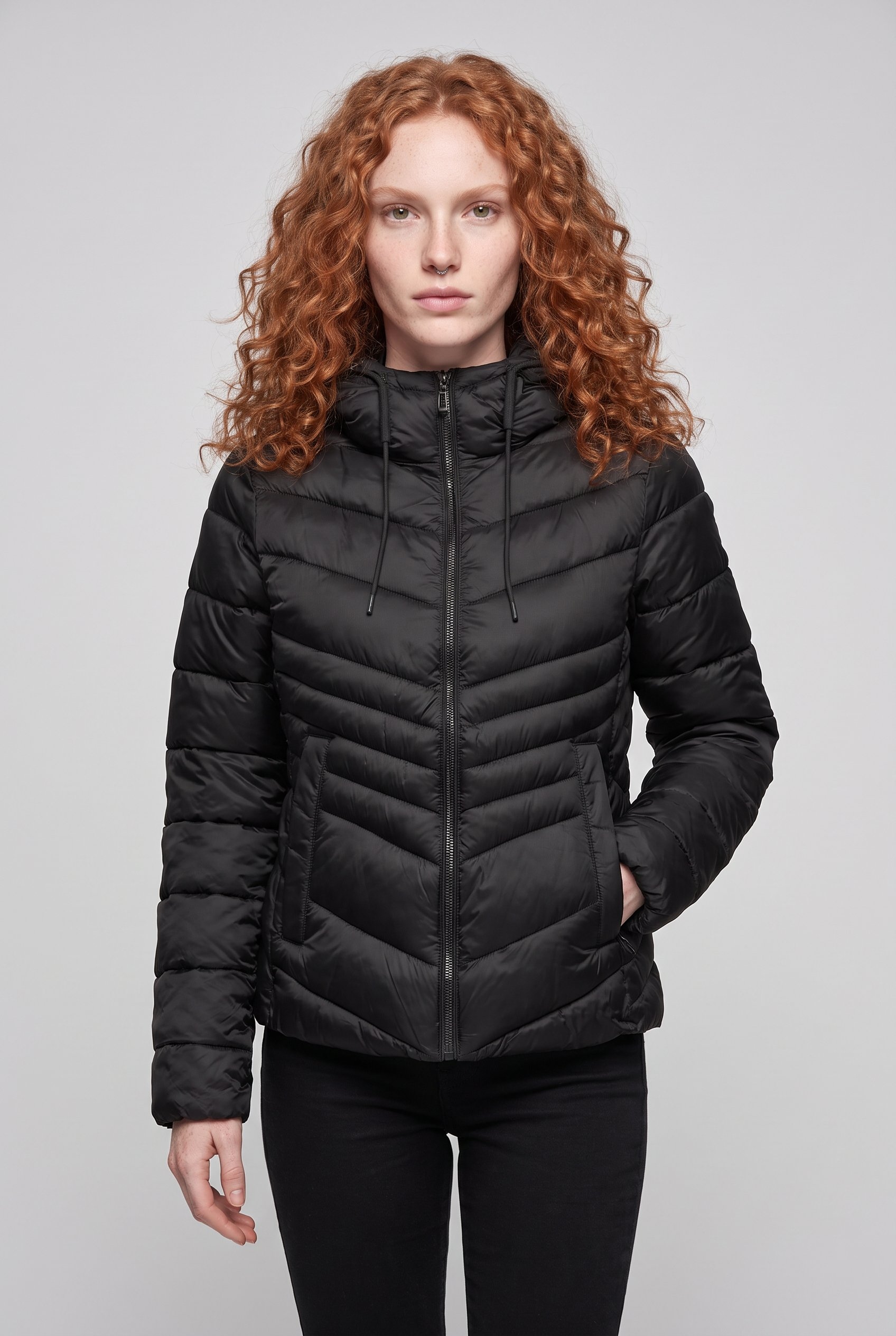 ONLY Steppjacke »ONLMIMI HOOD JACKET CC OTW« mit Kapuze Kunstfaser
