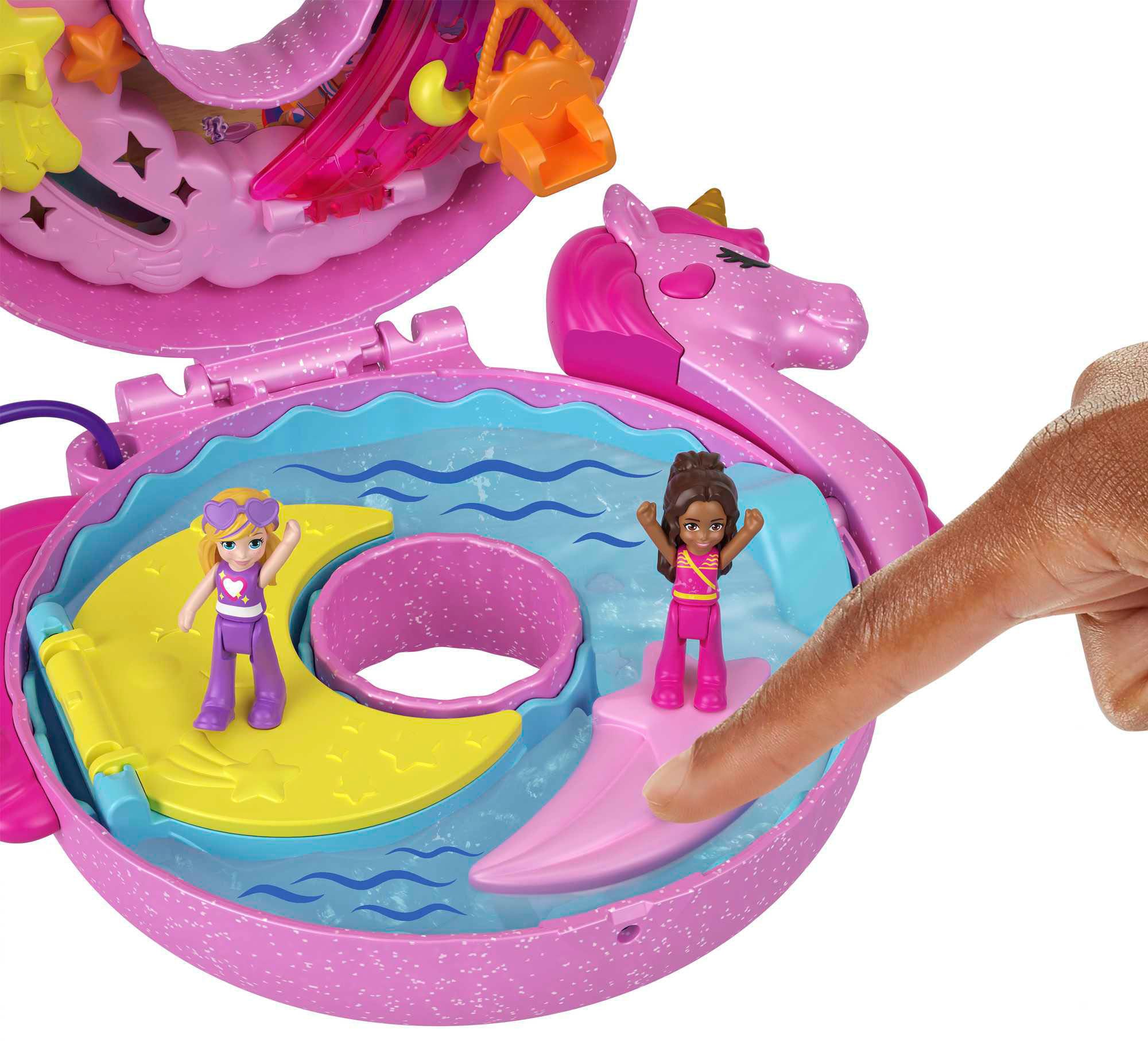 Polly Pocket Spielwelt »Sparkle Cove Adventure Einhornfloß«