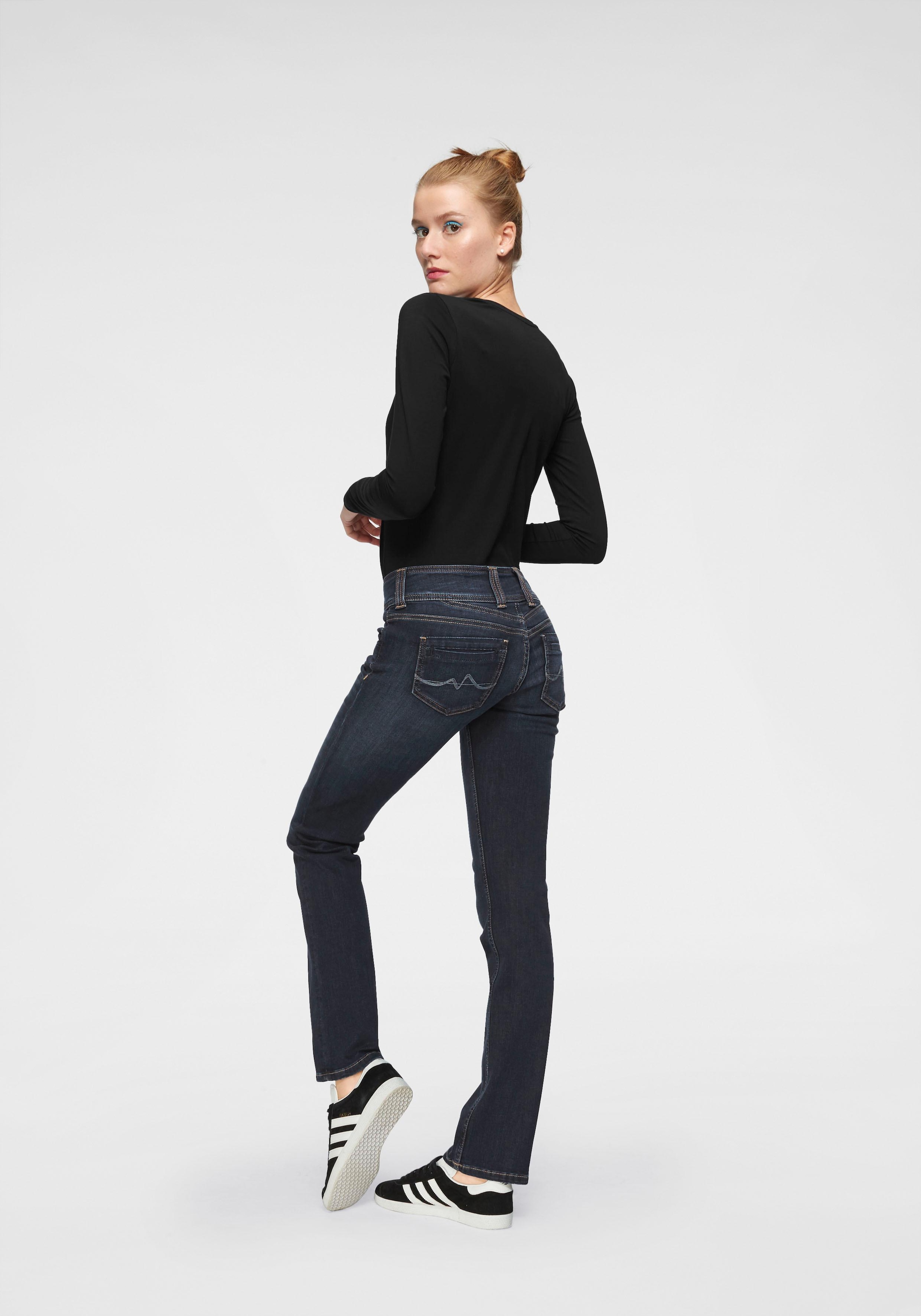 Pepe Jeans Straight-Jeans »GEN«, in schöner Qualtät mit geradem Bein und Doppel-Knopf-Bund