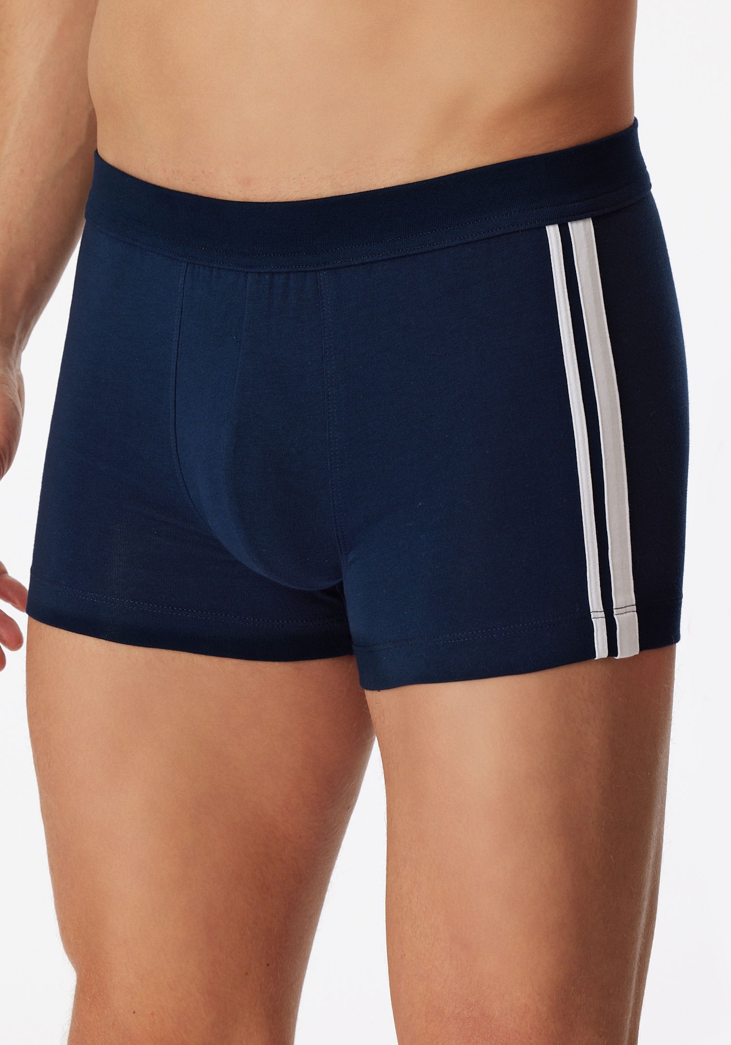 Schiesser Boxer »"95/5"«, (3er-Pack), mit softem, tonalem Bund, kontraststarke Seitenstreifen