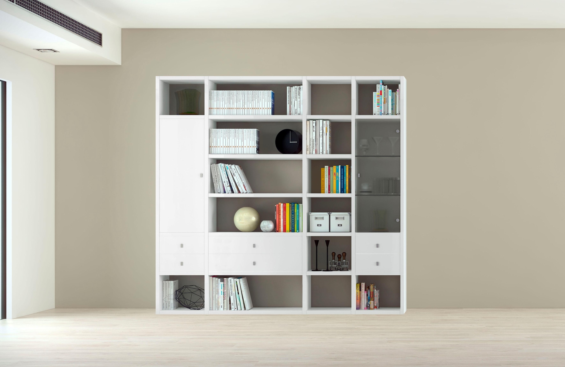 fif möbel Standregal »TORO«, Regal mit Stauraum, Schubkästen/Türen, Büro/Wohnen, B: 231 cm
