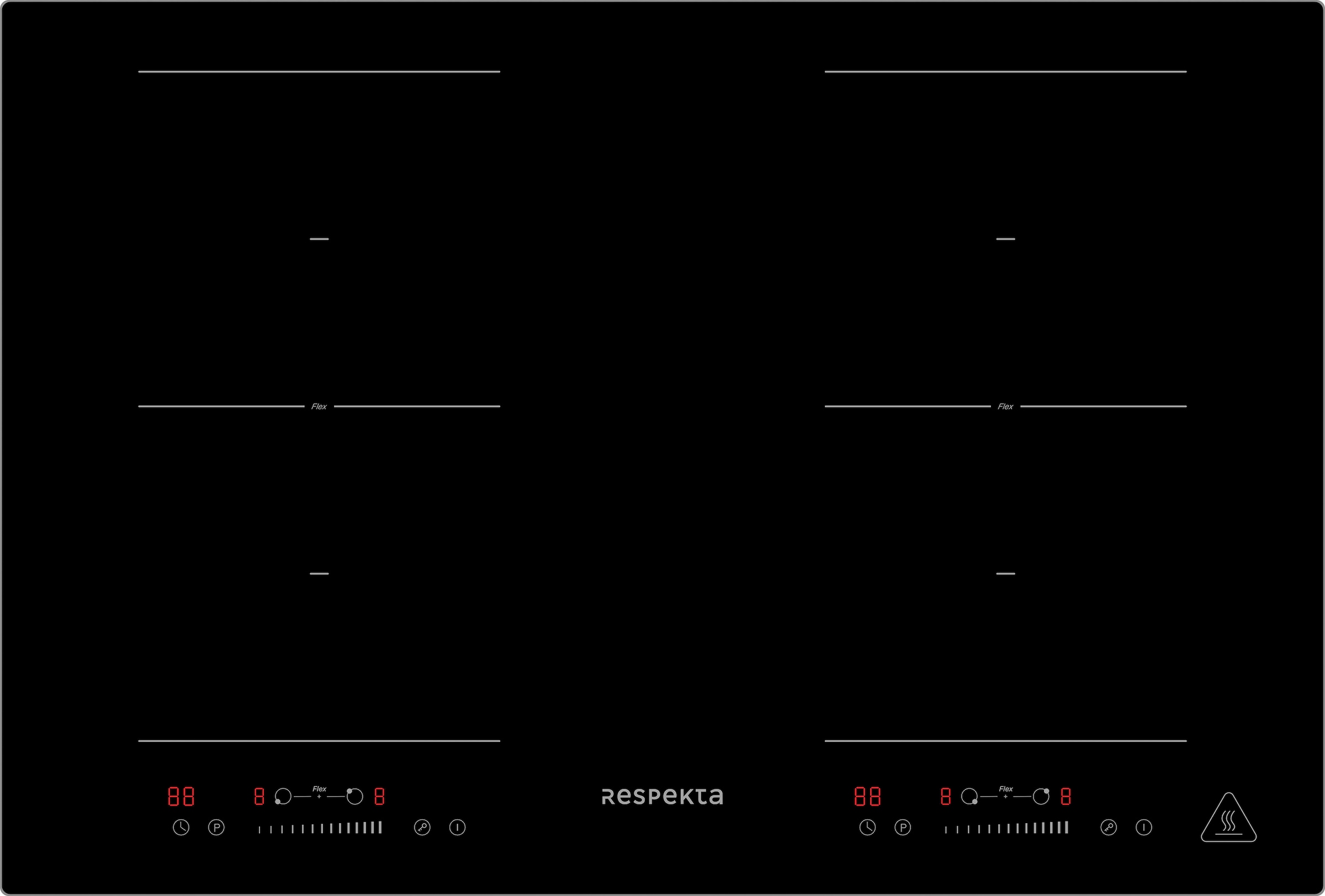 RESPEKTA Induktions-Kochfeld »KM8800IF-28«
