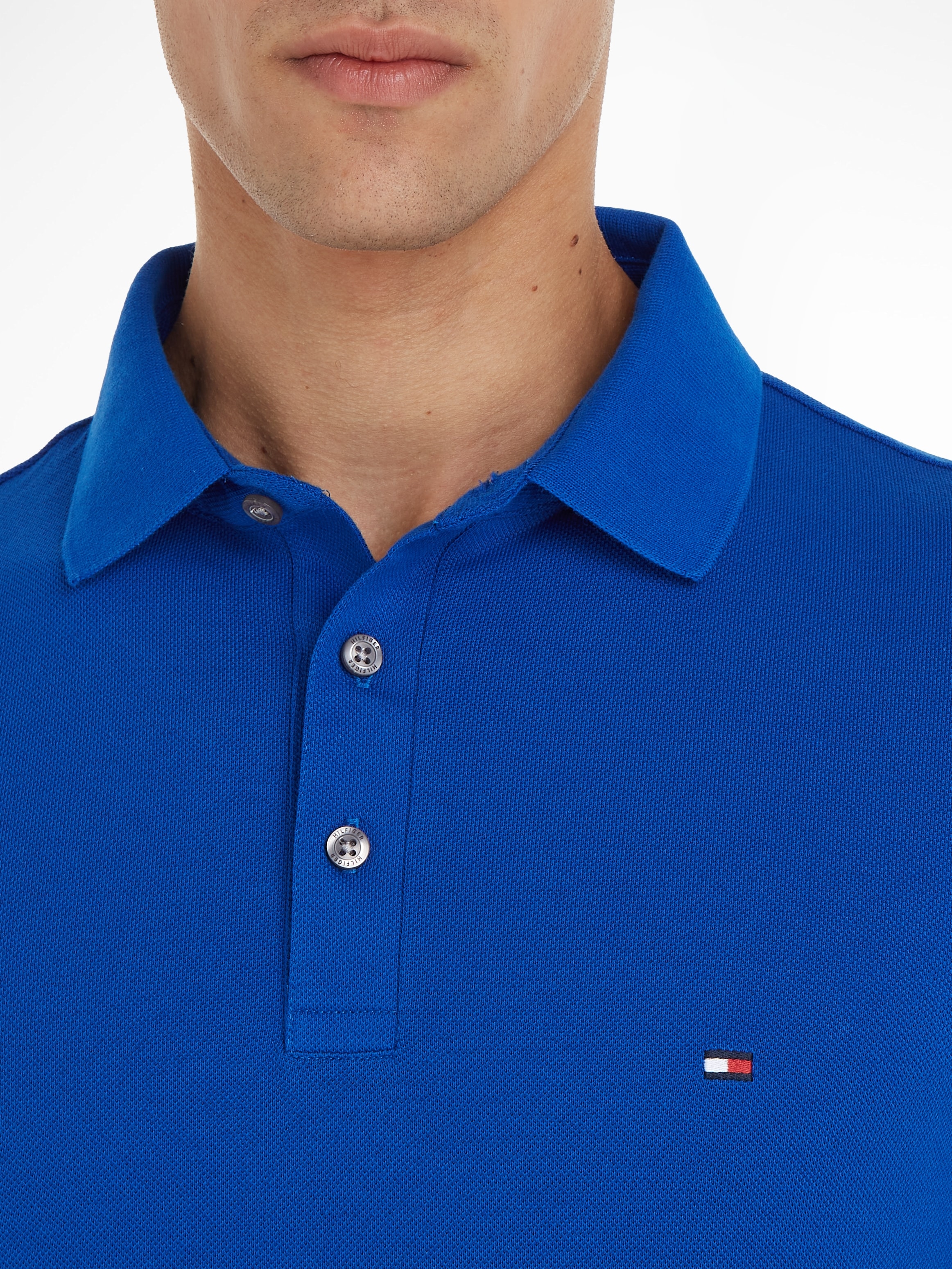 Tommy Hilfiger Poloshirt »1985 SLIM POLO«, aus leicht strukturiertem Piqué-Material