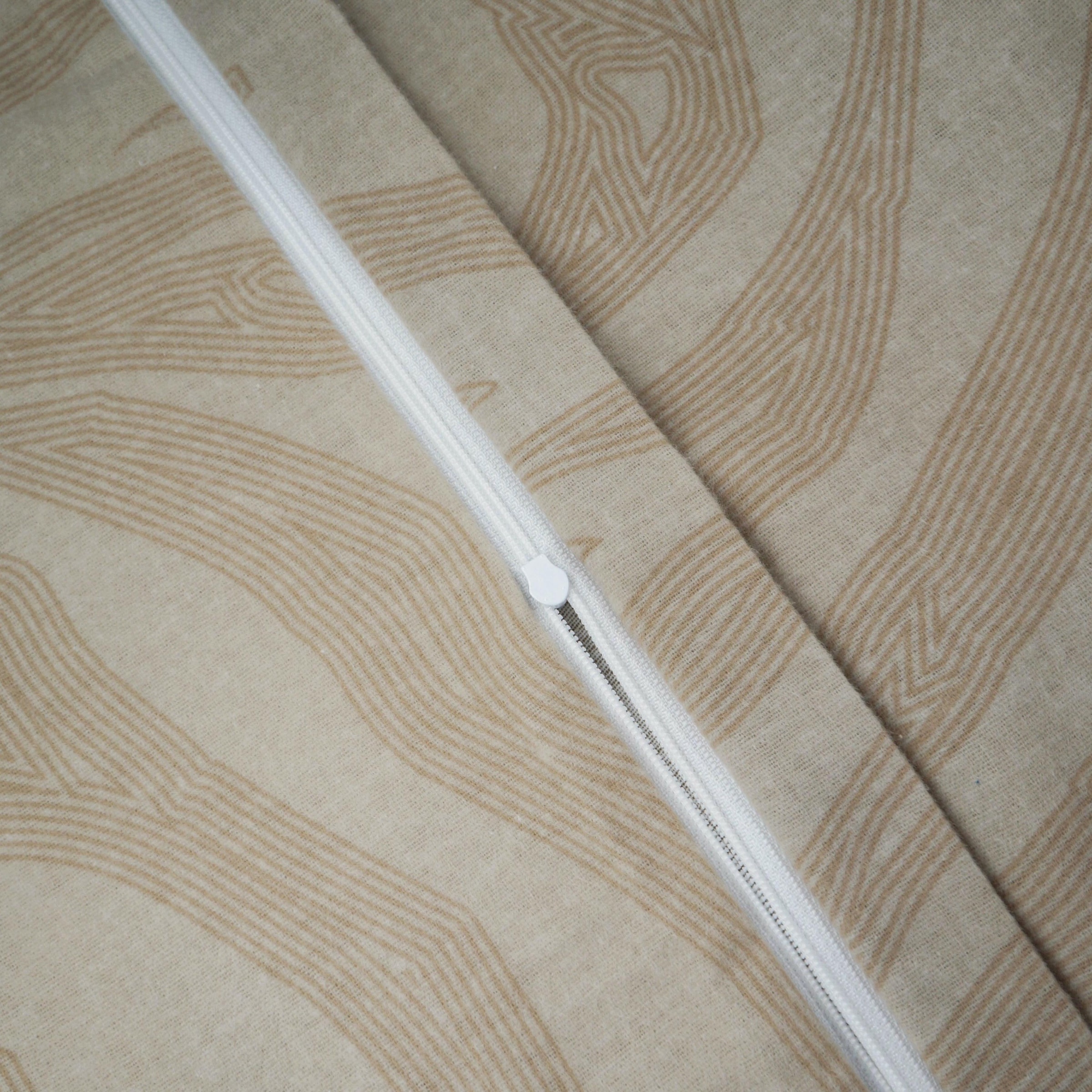 Florella Kinderbettwäsche »»Zoma beige« Flausch-Flanell,  100% Baumwolle«