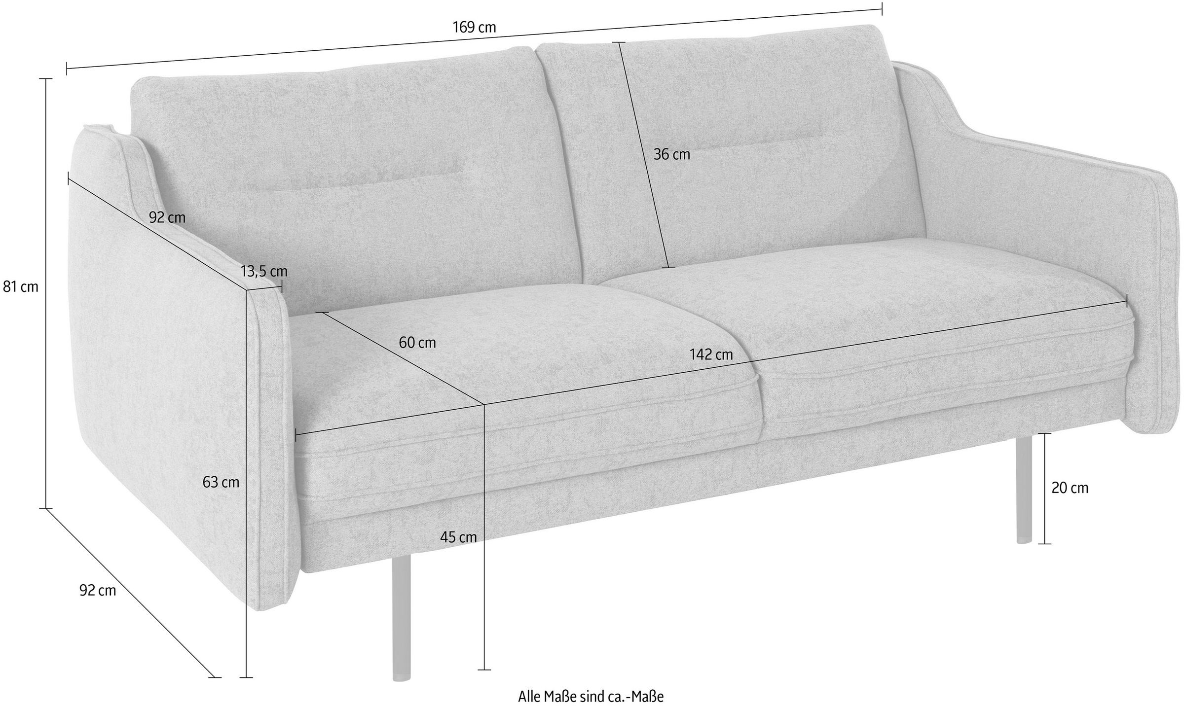 andas 2-Sitzer »Nordfyn«, edles Design in 3 Bezugsqualitäten, Design by  Morten Georgsen auf Raten bestellen
