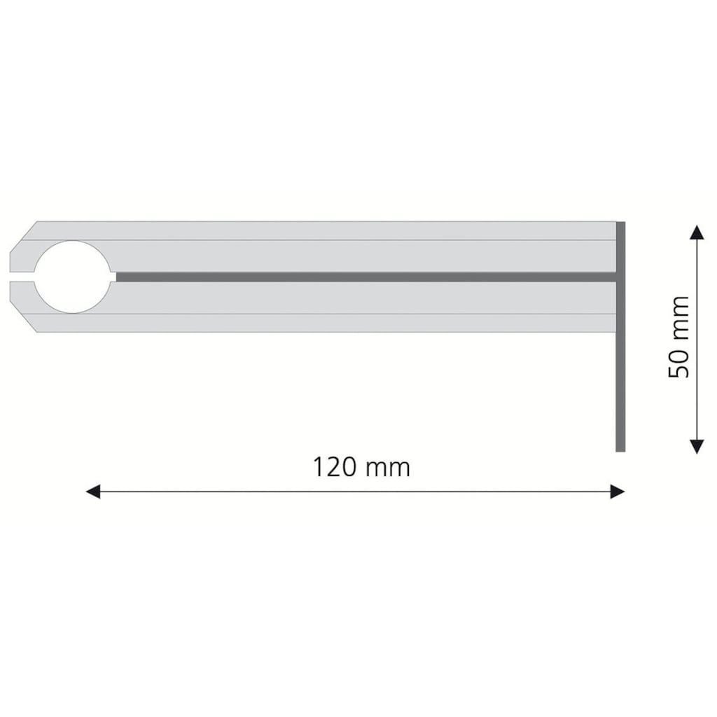 Liedeco Gardinenstangenhalter »Träger Natura für 16 mm Gardinenstangen "Skandinavia"«, (1 St.)