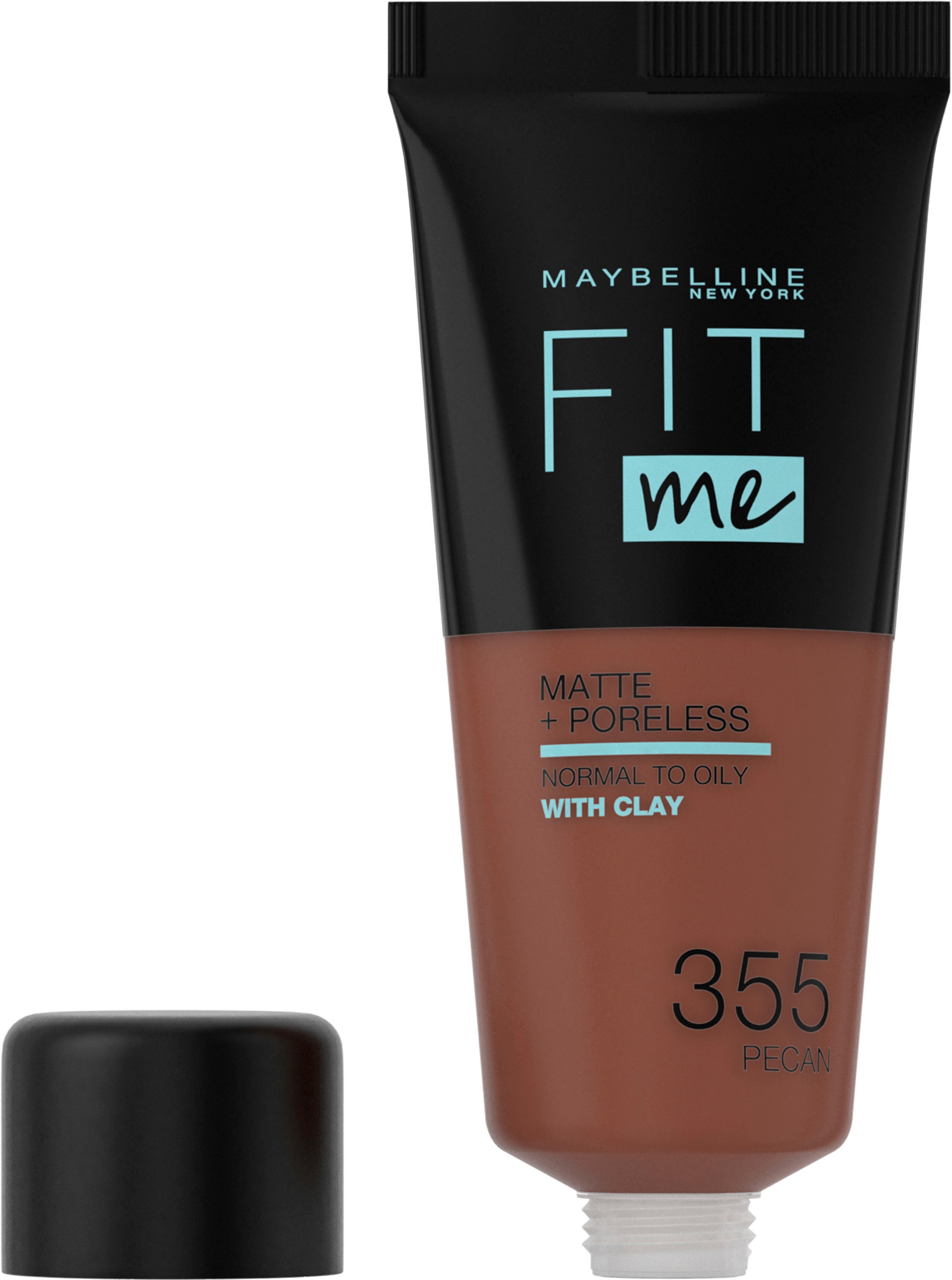 MAYBELLINE NEW YORK Foundation »Fit Me! Matte + Poreless Make-Up«, mit langanhaltender Formel