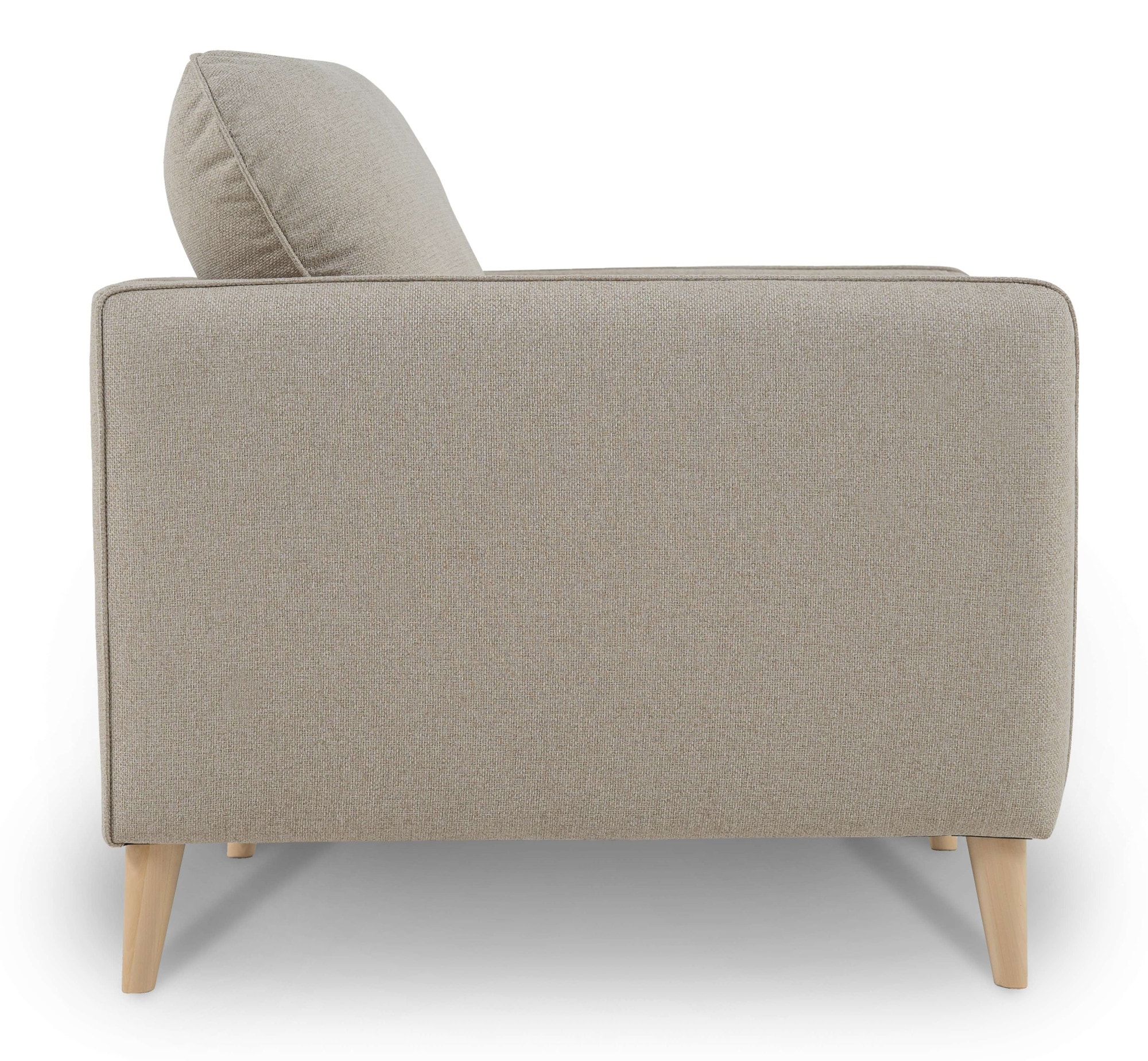 Home affaire 2-Sitzer »MARSEILLE Sofa 170 cm«, Massivholzbeine Eiche, Landhausstil, Wellenunterfederung