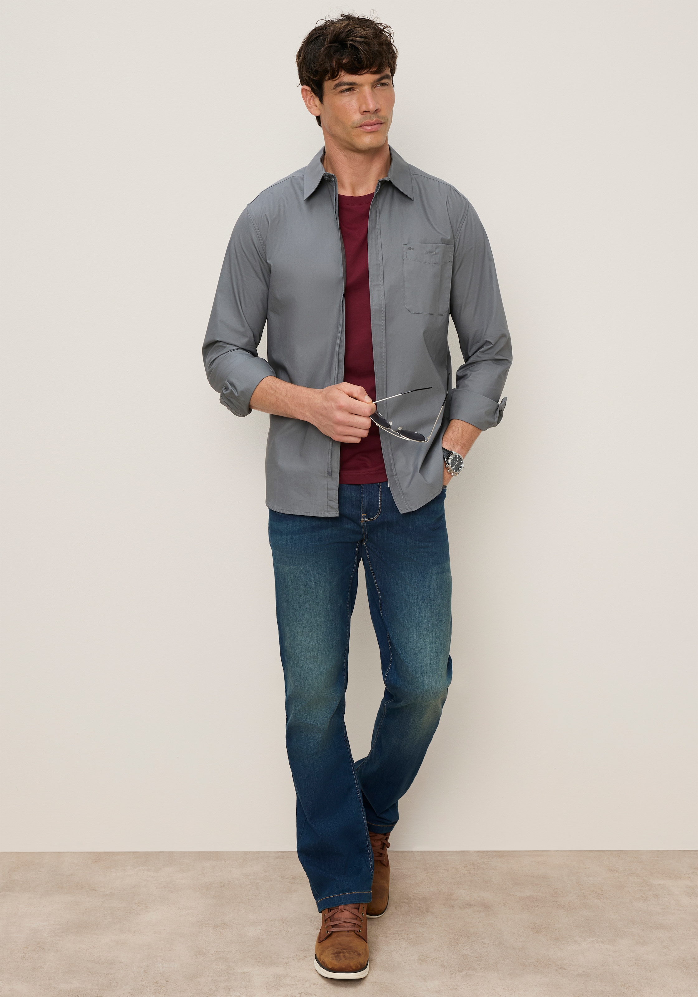 Man's World Businesshemd Regular Fit, aus Baumwolle in Webqualität